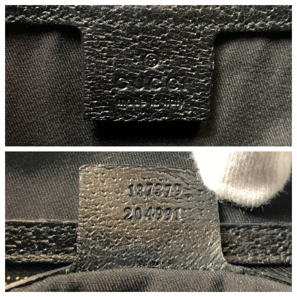 12343
GUCCI グッチ バンブー GG柄 ブラック 黒 ゴールド金具 GGキャンバス / レザー 137379 ショルダーバッグ ハンドバッグ  レディース