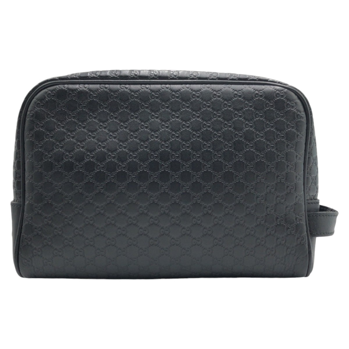 GUCCI グッチ マイクログッチシマ ブラック 黒 レザー 419775 213048 セカンドバッグ クラッチバッグ  メンズ