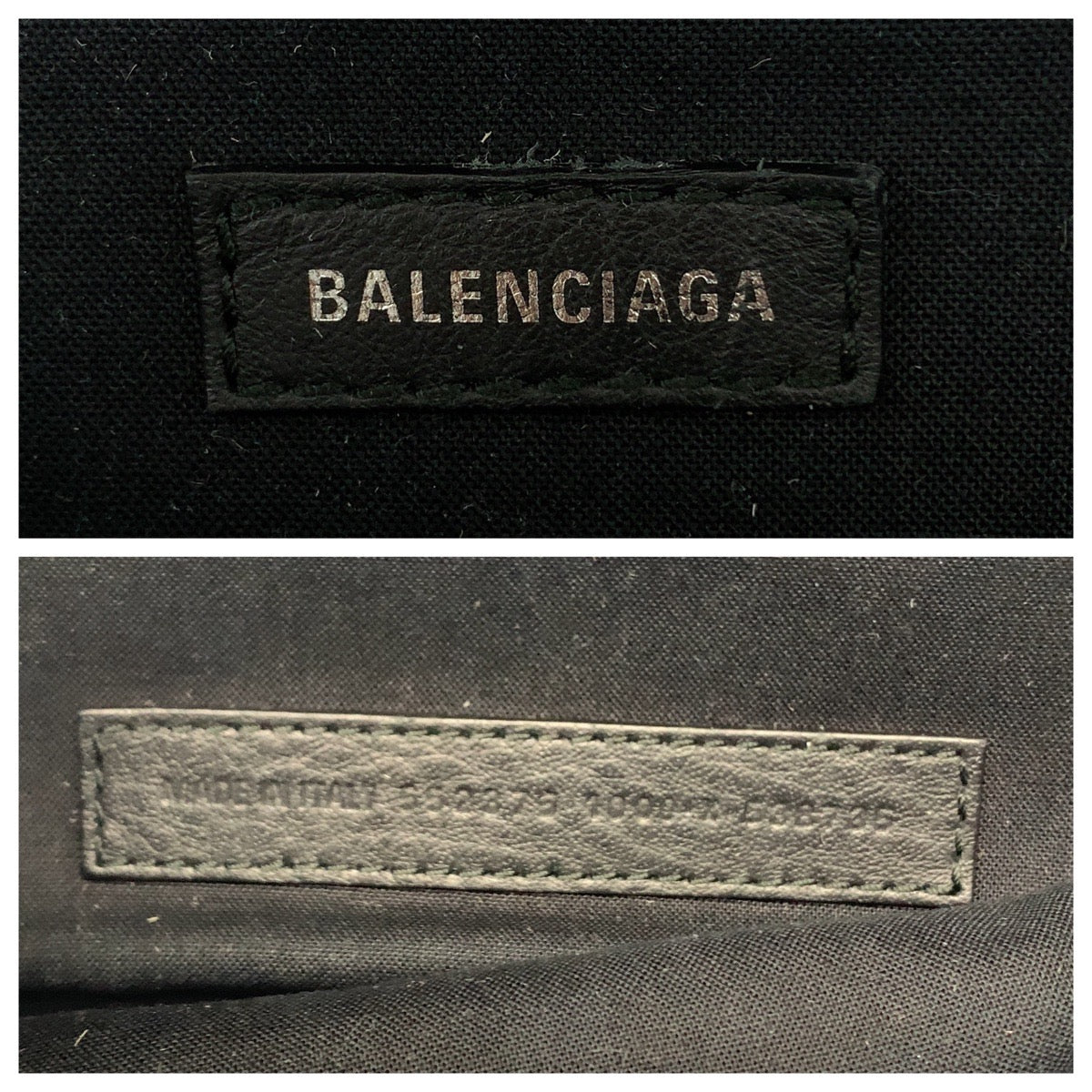 BALENCIAGA バレンシアガ エブリデイ ロゴ ブラック 黒 シルバー金具 レザー 552375 ボディバッグ ボムバッグ  メンズ