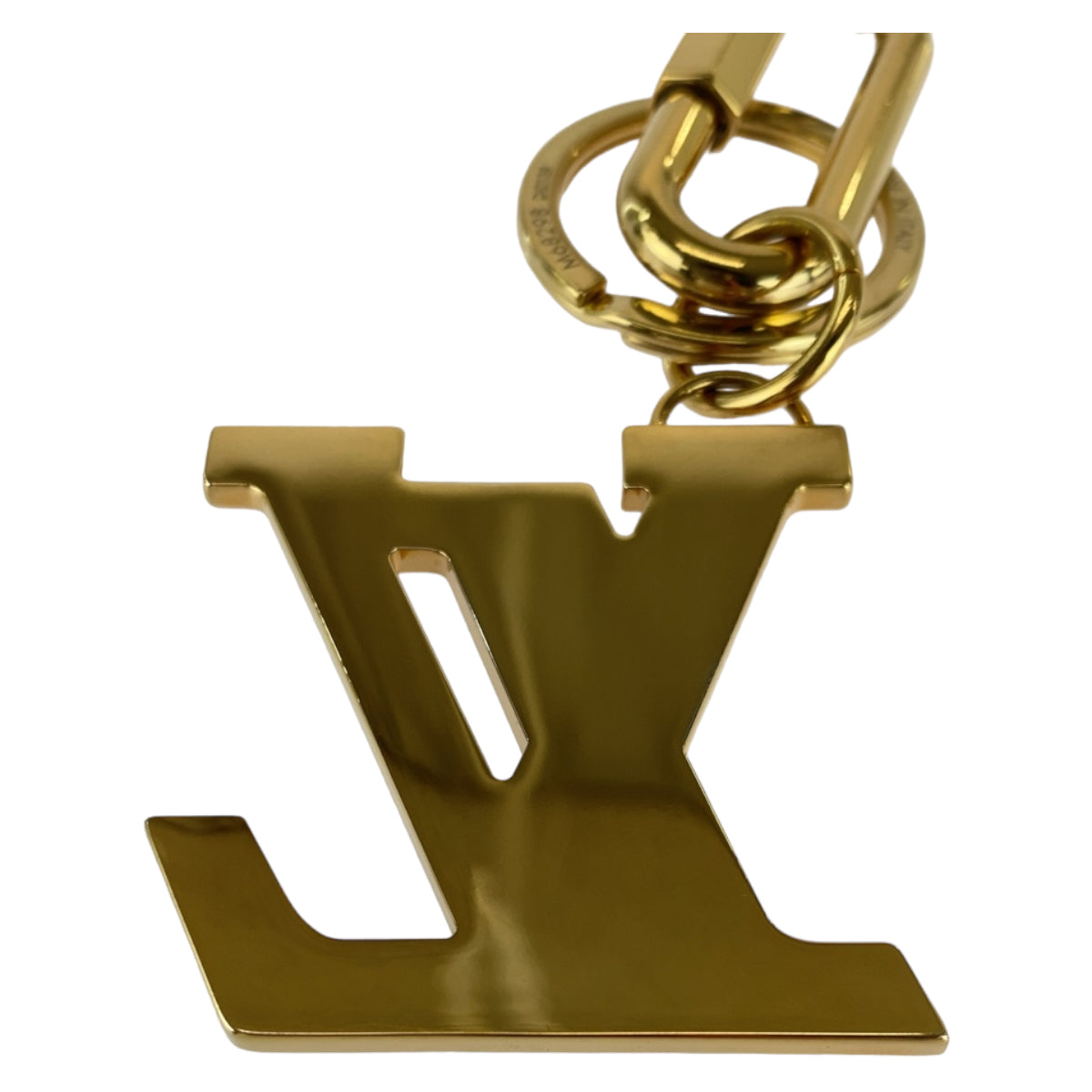 12314
LOUIS VUITTON ルイヴィトン LVロゴ ポルトクレ パープル ゴールド金具 メタル M68298 キーホルダー チャーム  レディース