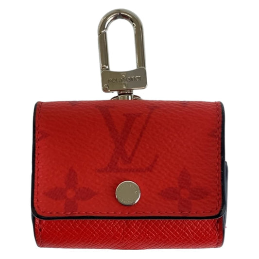 111761
LOUIS VUITTON ルイヴィトン モノグラム AirPods PRO レッド シルバー金具 PVC M77264 エアポッズケース 男女兼用  メンズ