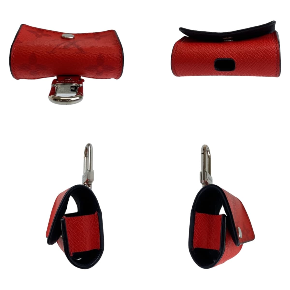 111761
LOUIS VUITTON ルイヴィトン モノグラム AirPods PRO レッド シルバー金具 PVC M77264 エアポッズケース 男女兼用  メンズ
