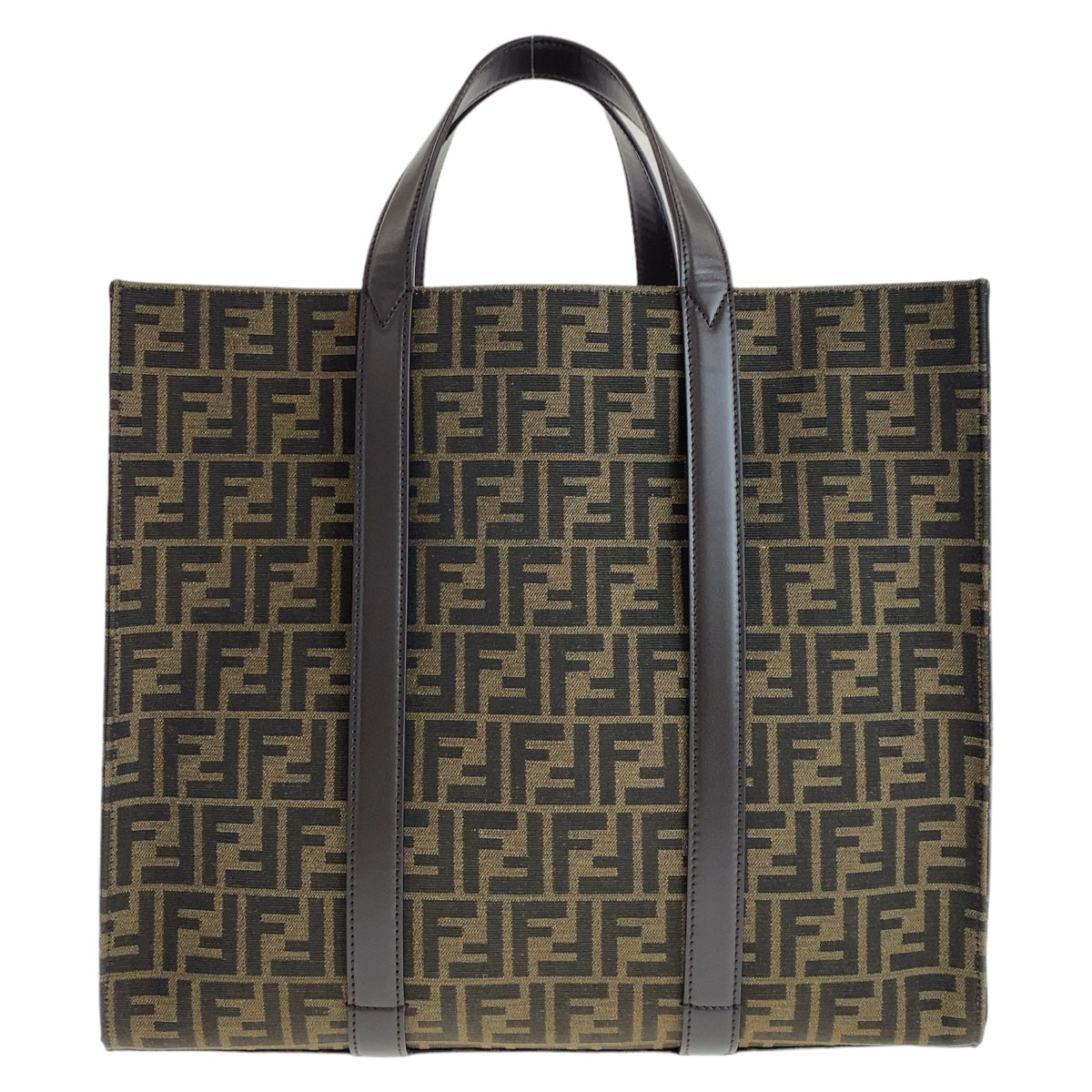 11765
FENDI フェンディ ズッカ ブラウン シルバー金具 キャンバス / レザー 7VA390 トートバッグ 男女兼用  メンズ