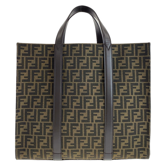 11765
FENDI フェンディ ズッカ ブラウン シルバー金具 キャンバス / レザー 7VA390 トートバッグ 男女兼用  メンズ