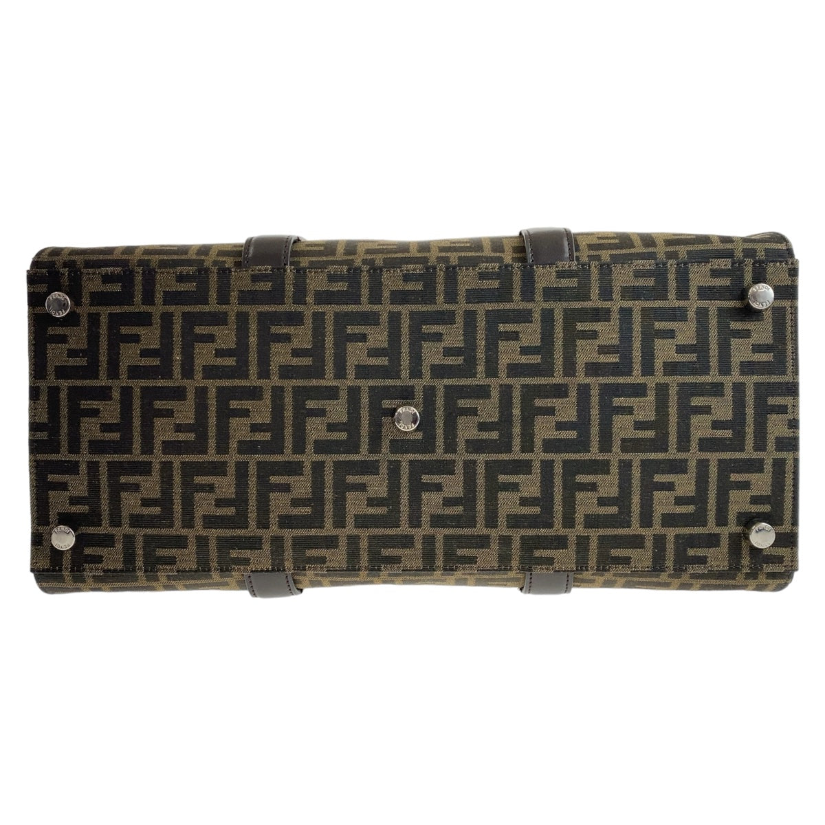 11765
FENDI フェンディ ズッカ ブラウン シルバー金具 キャンバス / レザー 7VA390 トートバッグ 男女兼用  メンズ