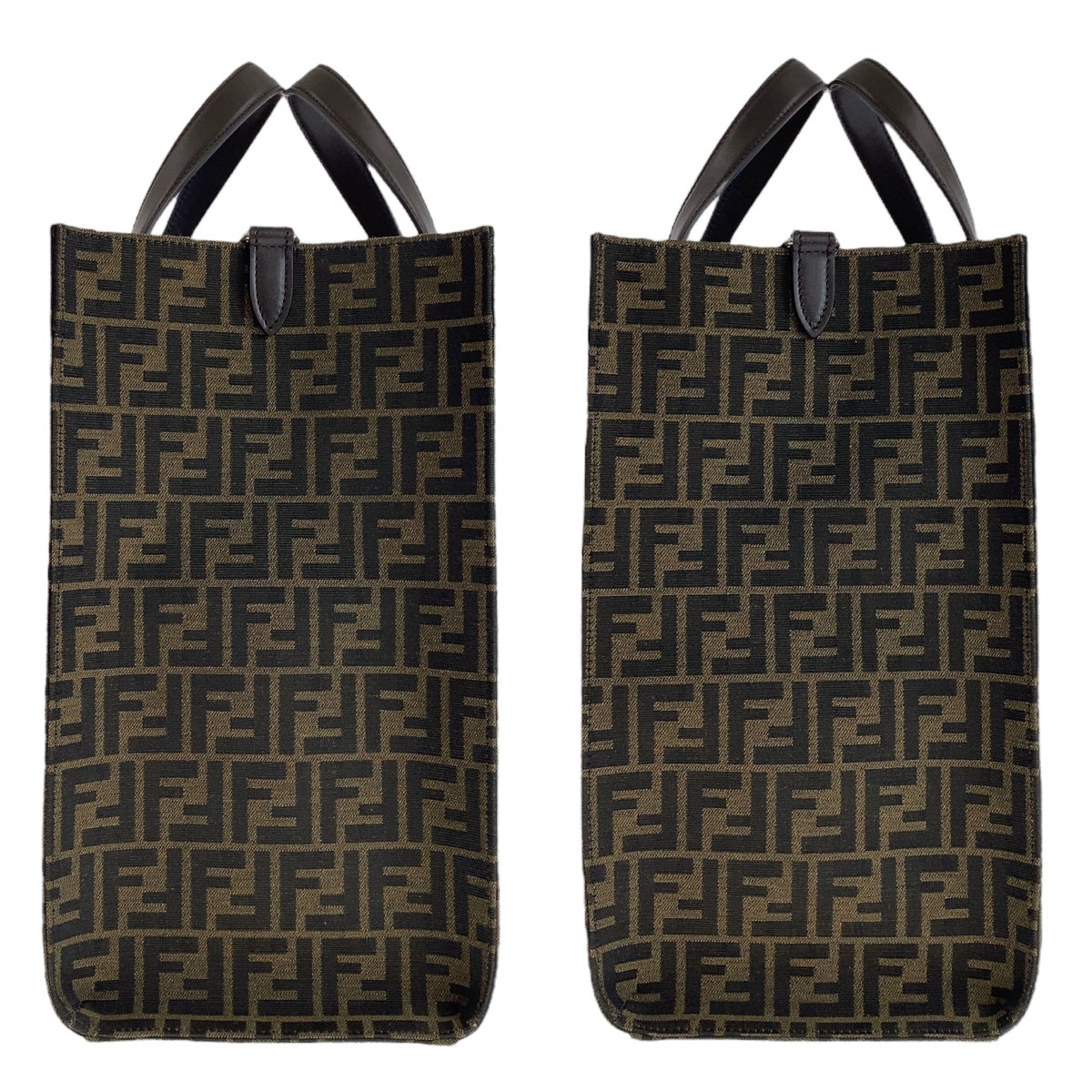 11765
FENDI フェンディ ズッカ ブラウン シルバー金具 キャンバス / レザー 7VA390 トートバッグ 男女兼用  メンズ