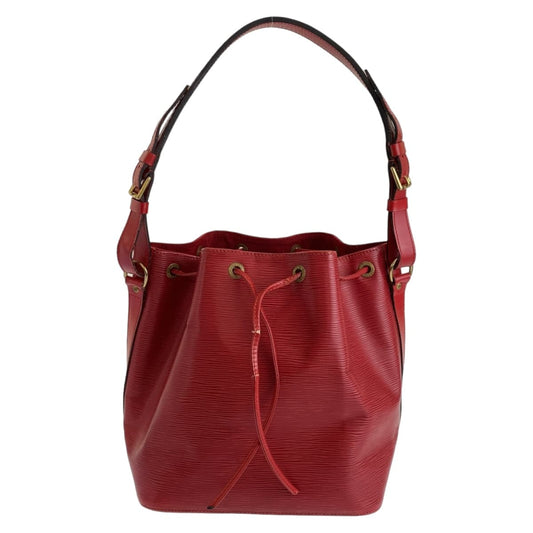 11773
LOUIS VUITTON ルイヴィトン エピ プチノエ レッド ゴールド金具 エピレザー M44107 巾着バッグ ショルダーバッグ  レディース