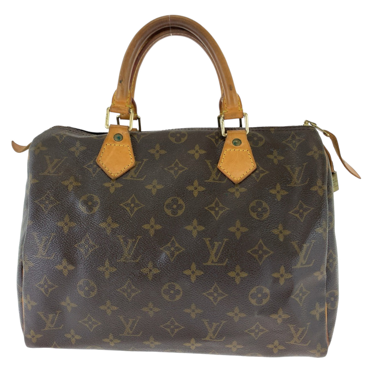 111774
LOUIS VUITTON ルイヴィトン モノグラム スピーディ30 ブラウン ゴールド金具 PVC M41526 ハンドバッグ ボストンバッグ  レディース