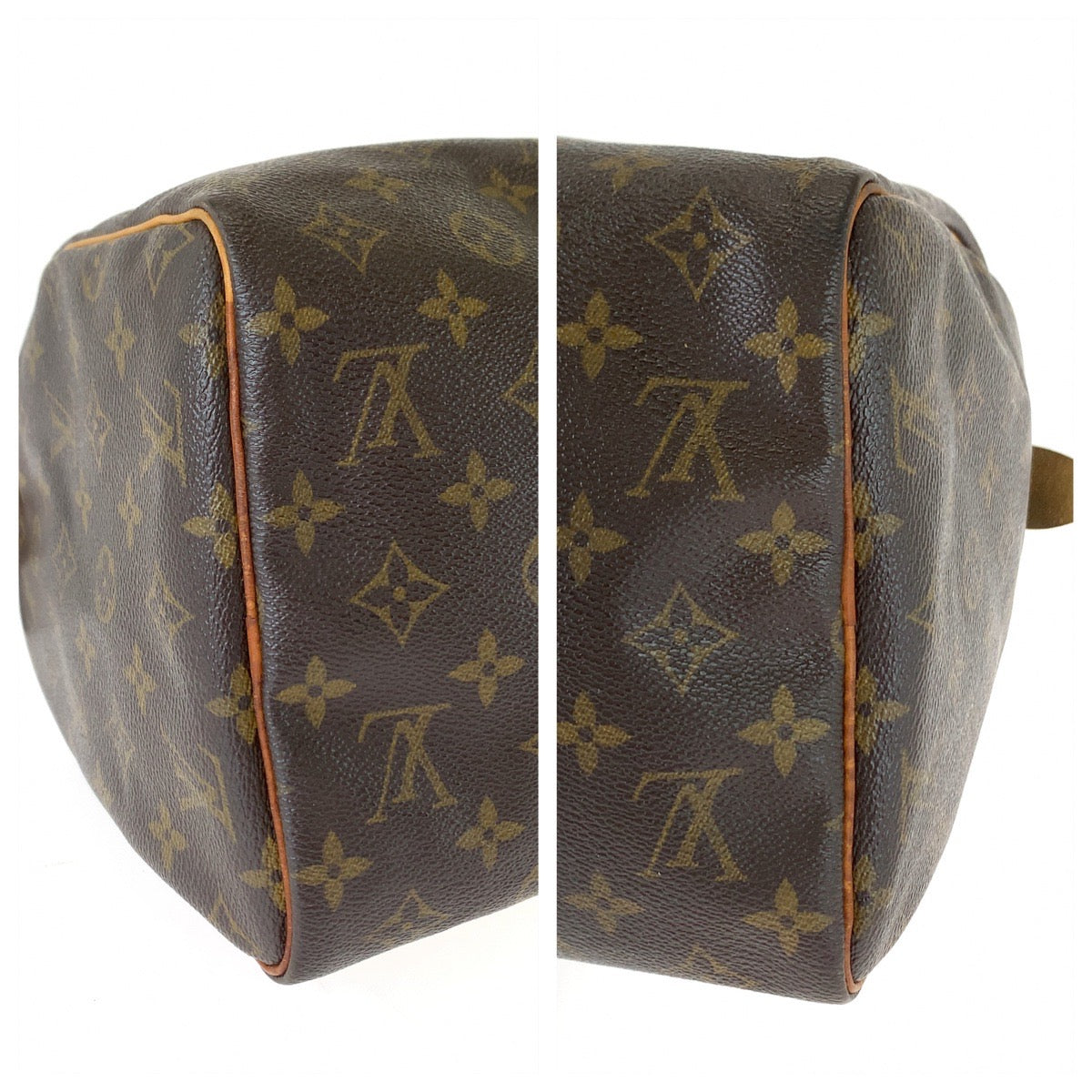 111774
LOUIS VUITTON ルイヴィトン モノグラム スピーディ30 ブラウン ゴールド金具 PVC M41526 ハンドバッグ ボストンバッグ  レディース