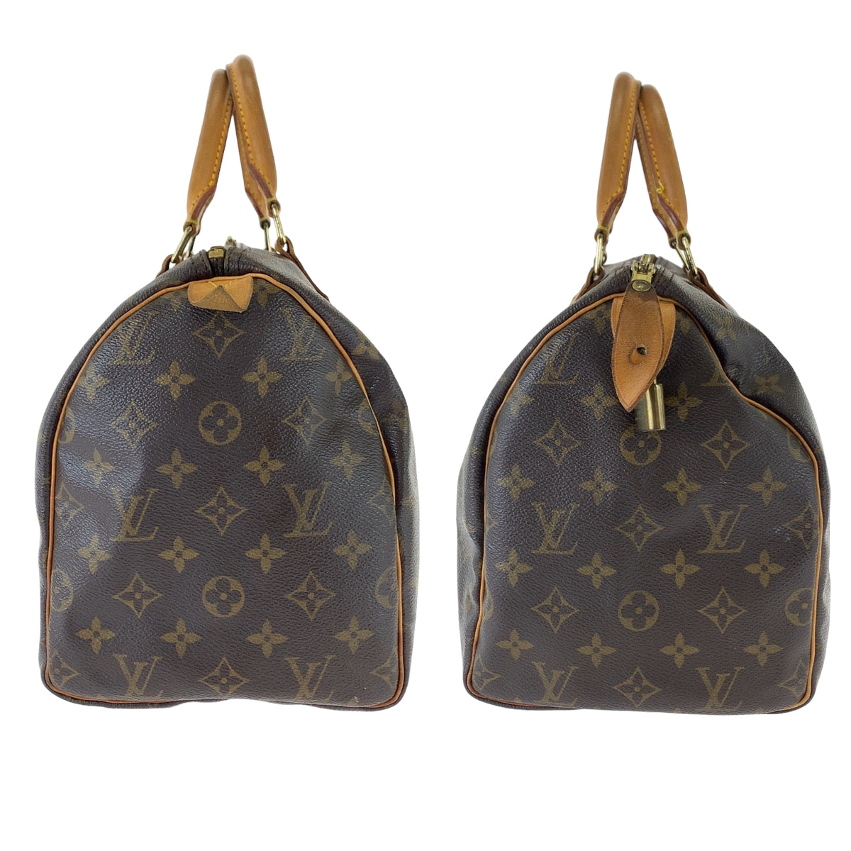 111774
LOUIS VUITTON ルイヴィトン モノグラム スピーディ30 ブラウン ゴールド金具 PVC M41526 ハンドバッグ ボストンバッグ  レディース