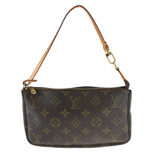 11778
LOUIS VUITTON ルイヴィトン モノグラム アクセポ ブラウン ゴールド金具 PVC M40712 ハンドバッグ アクセサリーポーチ  レディース ABP50