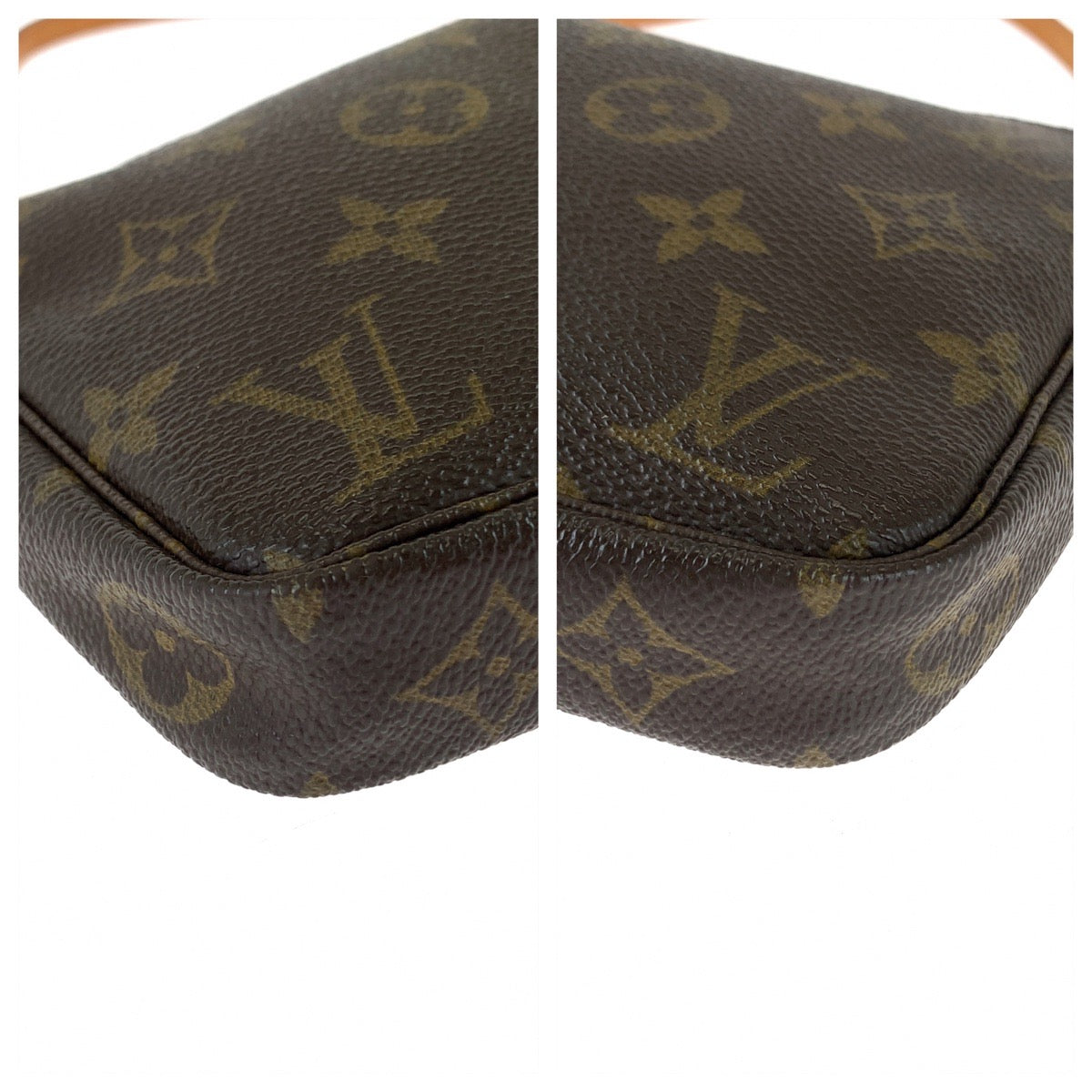 11778
LOUIS VUITTON ルイヴィトン モノグラム アクセポ ブラウン ゴールド金具 PVC M40712 ハンドバッグ アクセサリーポーチ  レディース ABP50
