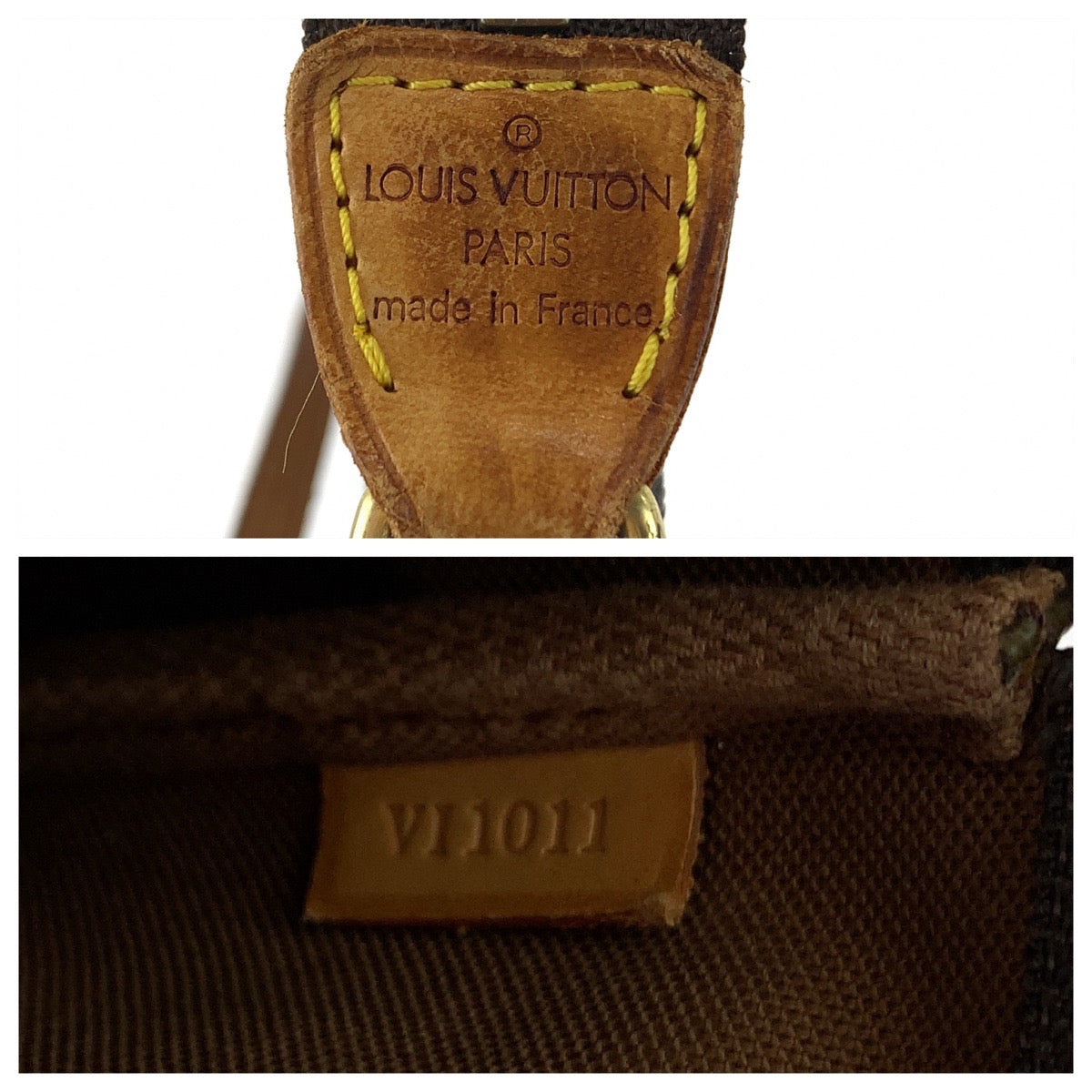 11778
LOUIS VUITTON ルイヴィトン モノグラム アクセポ ブラウン ゴールド金具 PVC M40712 ハンドバッグ アクセサリーポーチ  レディース ABP50