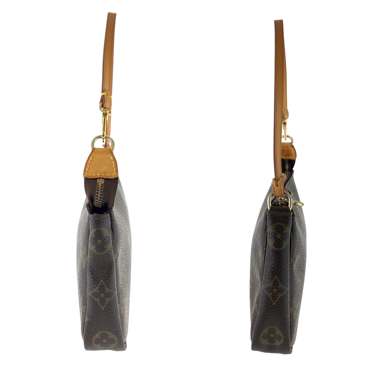 11778
LOUIS VUITTON ルイヴィトン モノグラム アクセポ ブラウン ゴールド金具 PVC M40712 ハンドバッグ アクセサリーポーチ  レディース ABP50