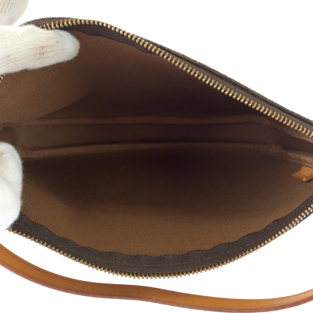11778
LOUIS VUITTON ルイヴィトン モノグラム アクセポ ブラウン ゴールド金具 PVC M40712 ハンドバッグ アクセサリーポーチ  レディース ABP50