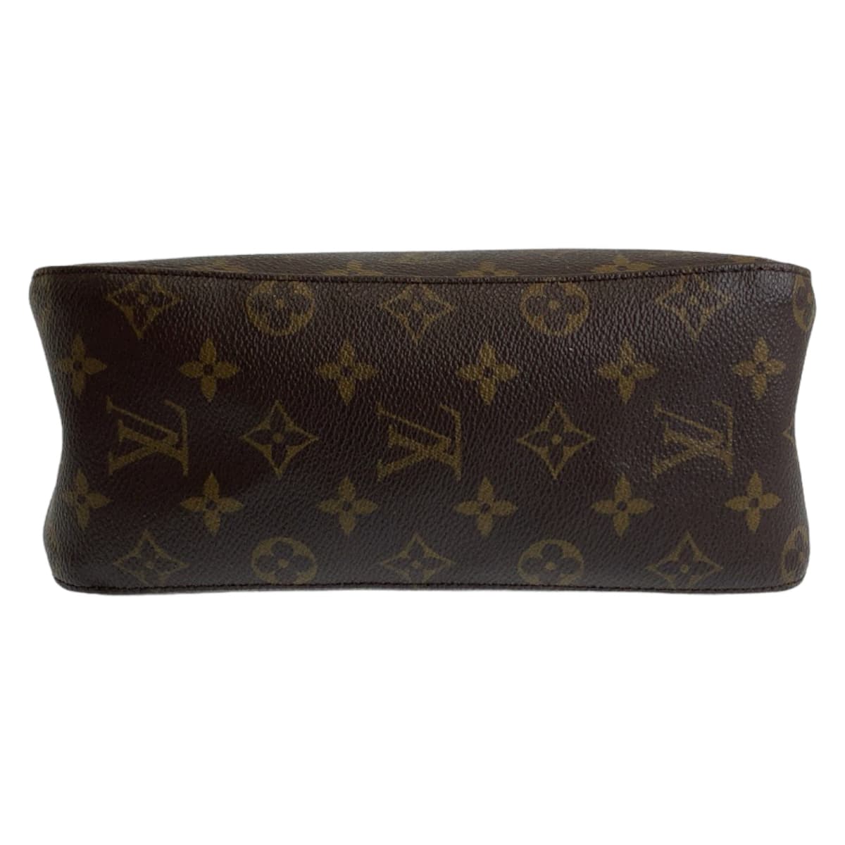 11782
LOUIS VUITTON ルイヴィトン モノグラム ルーピングMM ブラウン ゴールド金具 PVC M51146 ショルダーバッグ  レディース