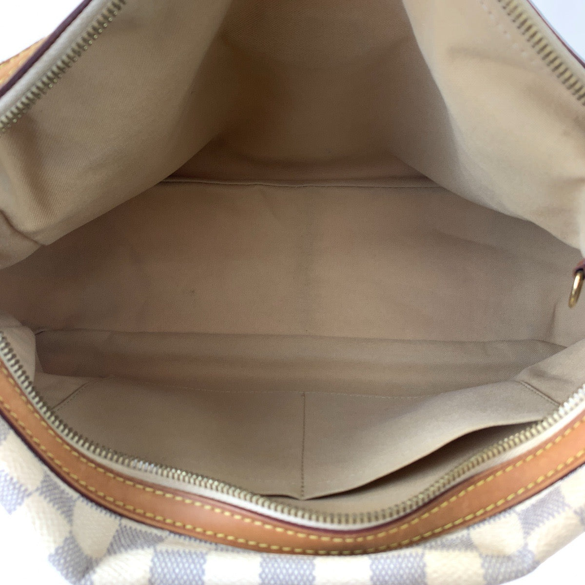 111783
LOUIS VUITTON ルイヴィトン ダミエ アズール ストレーザPM ホワイト ブラウン ゴールド金具 PVC N42220 ショルダーバッグ トートバッグ  レディース