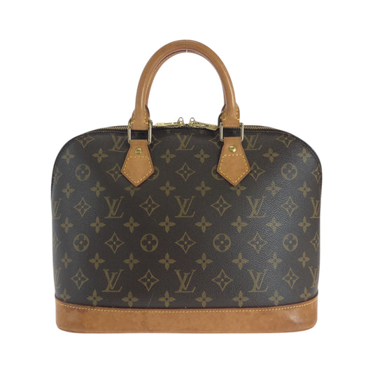 11785
LOUIS VUITTON ルイヴィトン ヴィンテージ モノグラム アルマ ブラウン ゴールド金具 PVC M51130 ハンドバッグ  レディース AB40