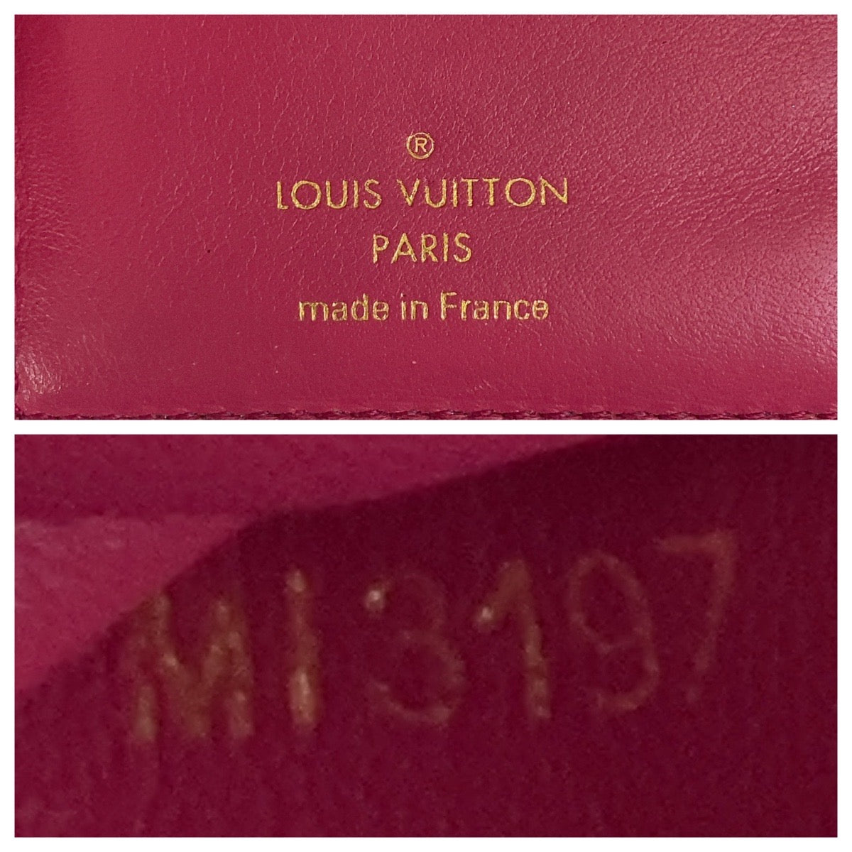 112303
LOUIS VUITTON ルイヴィトン トリヨン ポルトフォイユ カプシーヌ ブラック ピンク ゴールド金具 レザー M61248 折財布 コンパクトウォレット  レディース