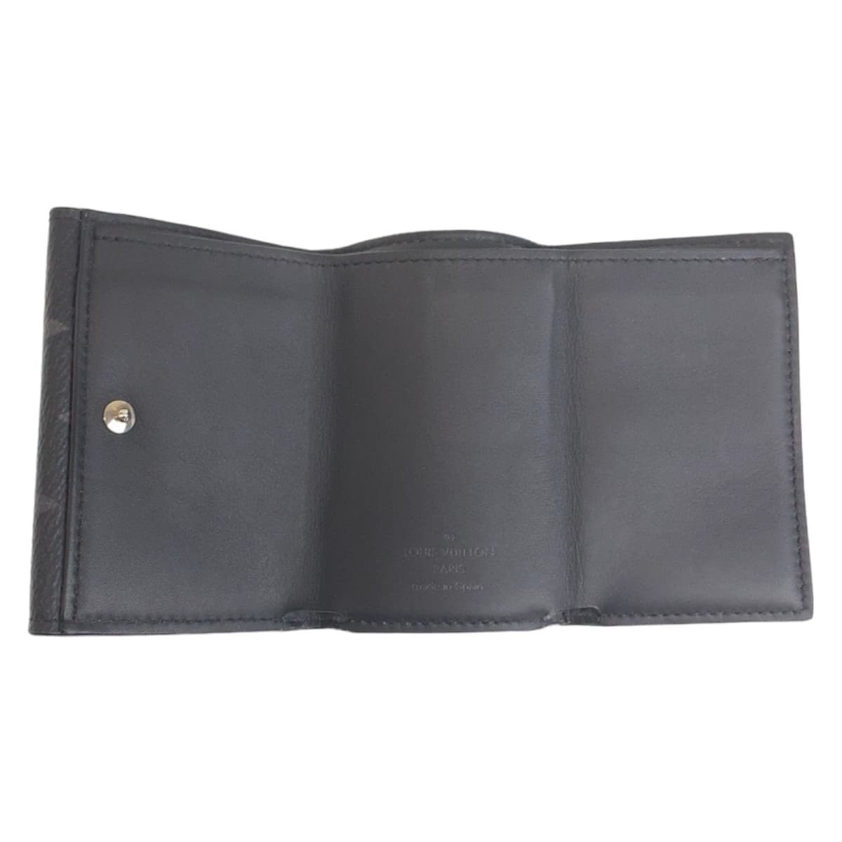 11786
LOUIS VUITTON ルイヴィトン モノグラム エクリプス ディスカバリー ブラック シルバー金具 PVC 折財布 コンパクトウォレット  メンズ