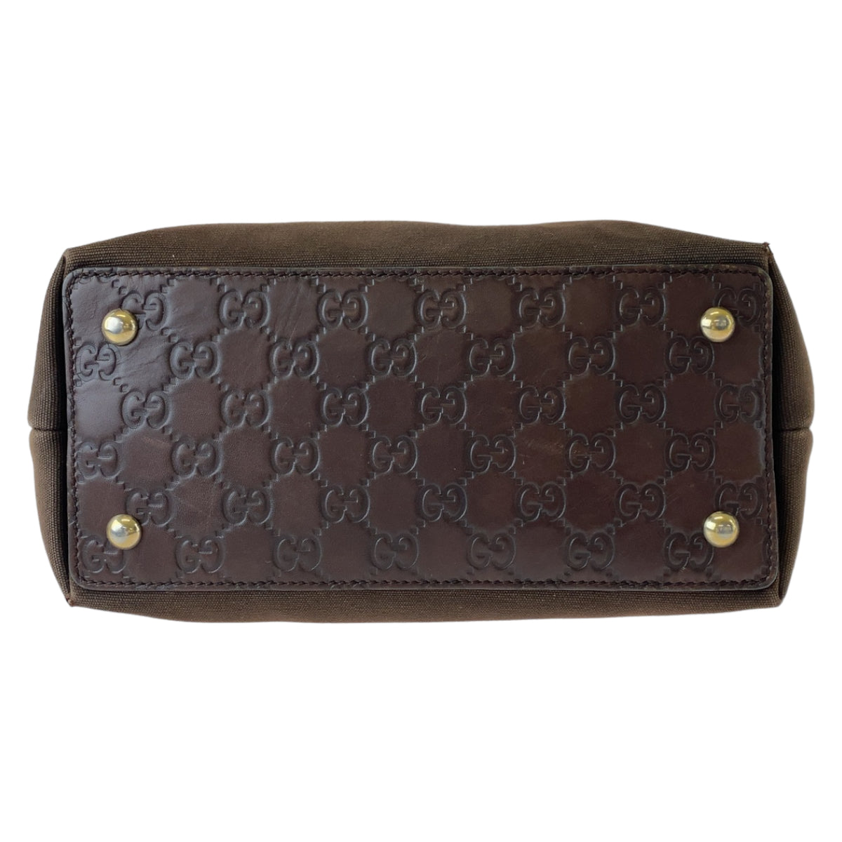 GUCCI グッチ グッチシマ ブラウン ゴールド金具 キャンバス 279153 ショルダーバッグ 肩掛け  レディース