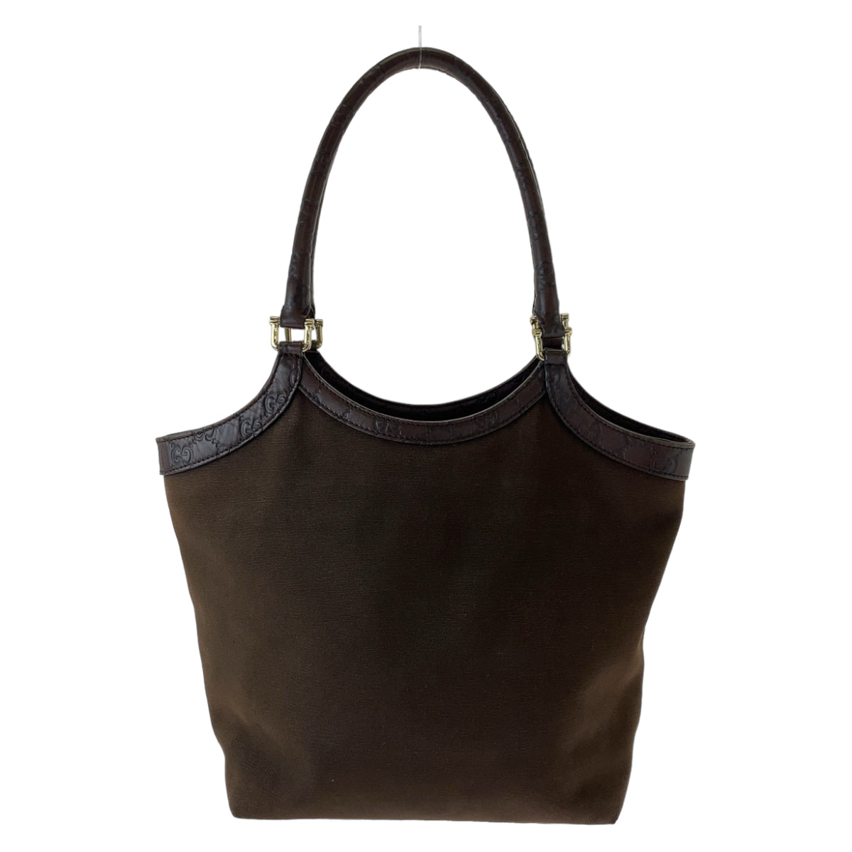 GUCCI グッチ グッチシマ ブラウン ゴールド金具 キャンバス 279153 ショルダーバッグ 肩掛け  レディース