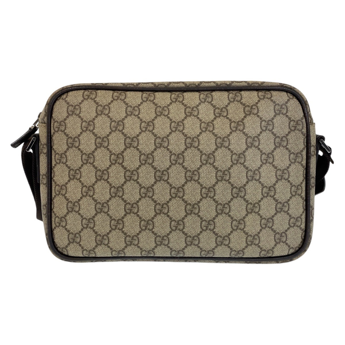 12300
GUCCI グッチ ブラウン シルバー金具 GGスプリームキャンバス / レザー 114531 斜め掛け ショルダーバッグ ポシェット  レディース