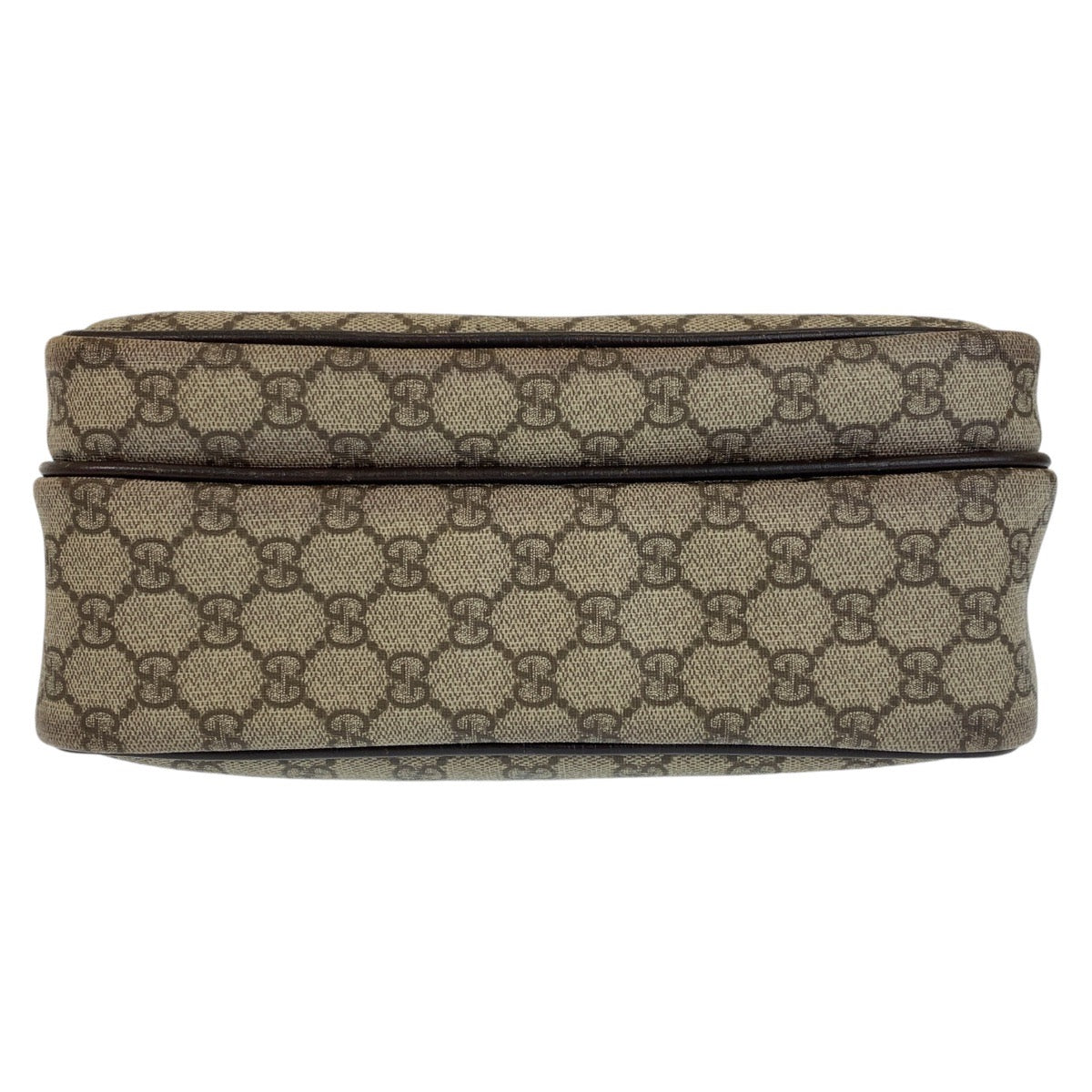 12300
GUCCI グッチ ブラウン シルバー金具 GGスプリームキャンバス / レザー 114531 斜め掛け ショルダーバッグ ポシェット  レディース