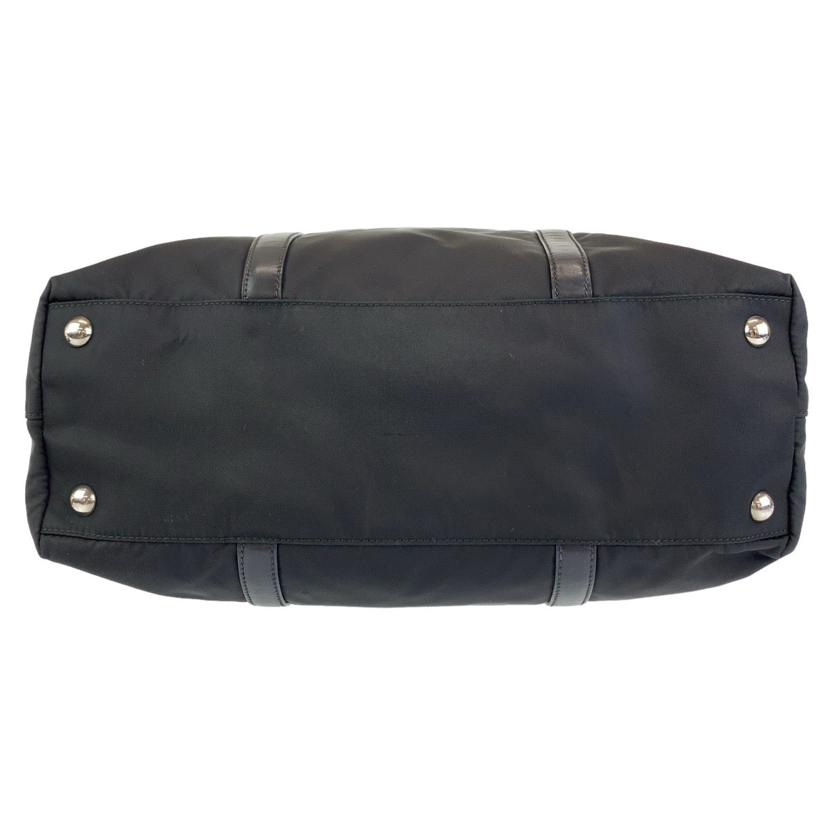 112296
PRADA プラダ テスート 三角ロゴプレート ブラック 黒 シルバー金具 ナイロン / レザー トートバッグ 斜め掛けショルダーバッグ 2way  レディース