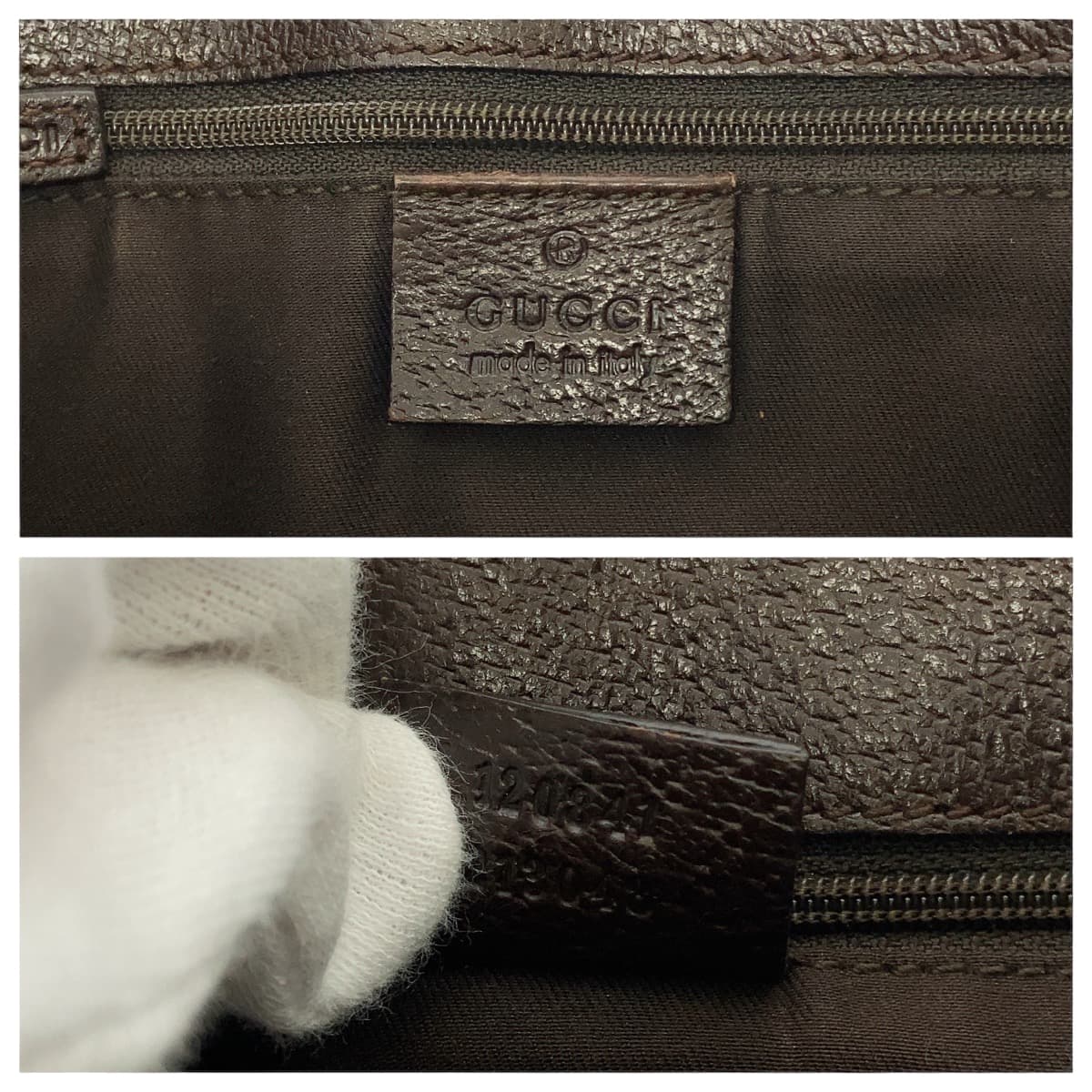 12291
GUCCI グッチ エクリプス ブラウン シルバー金具 GGキャンバス 120841 ショルダーバッグ メッセンジャーバッグ  レディース ABP21