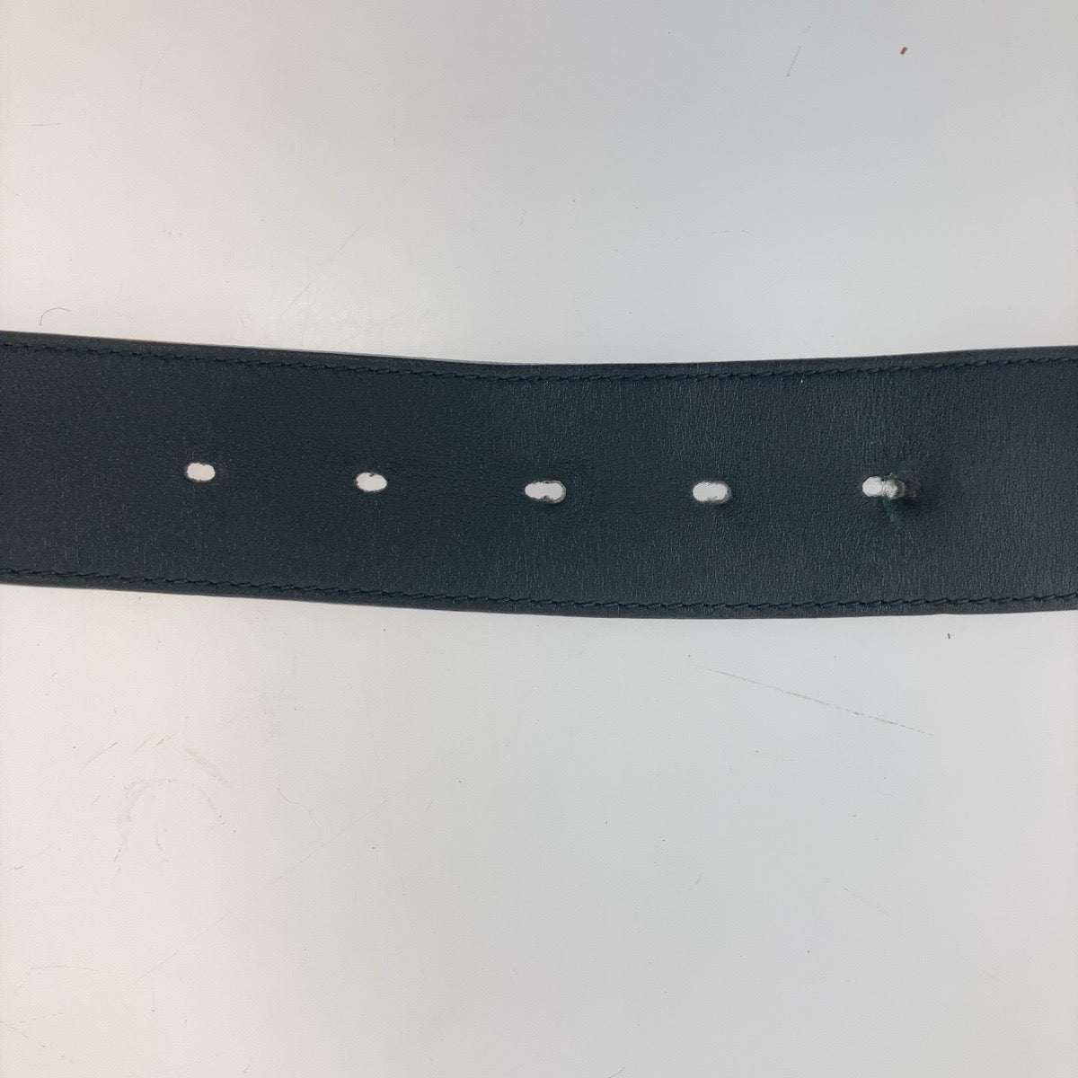 11795
GUCCI グッチ GGマーモント 75cm/30インチ 男女兼用 ブラック ゴールド金具 レザー 400593 ベルト  メンズ AB34