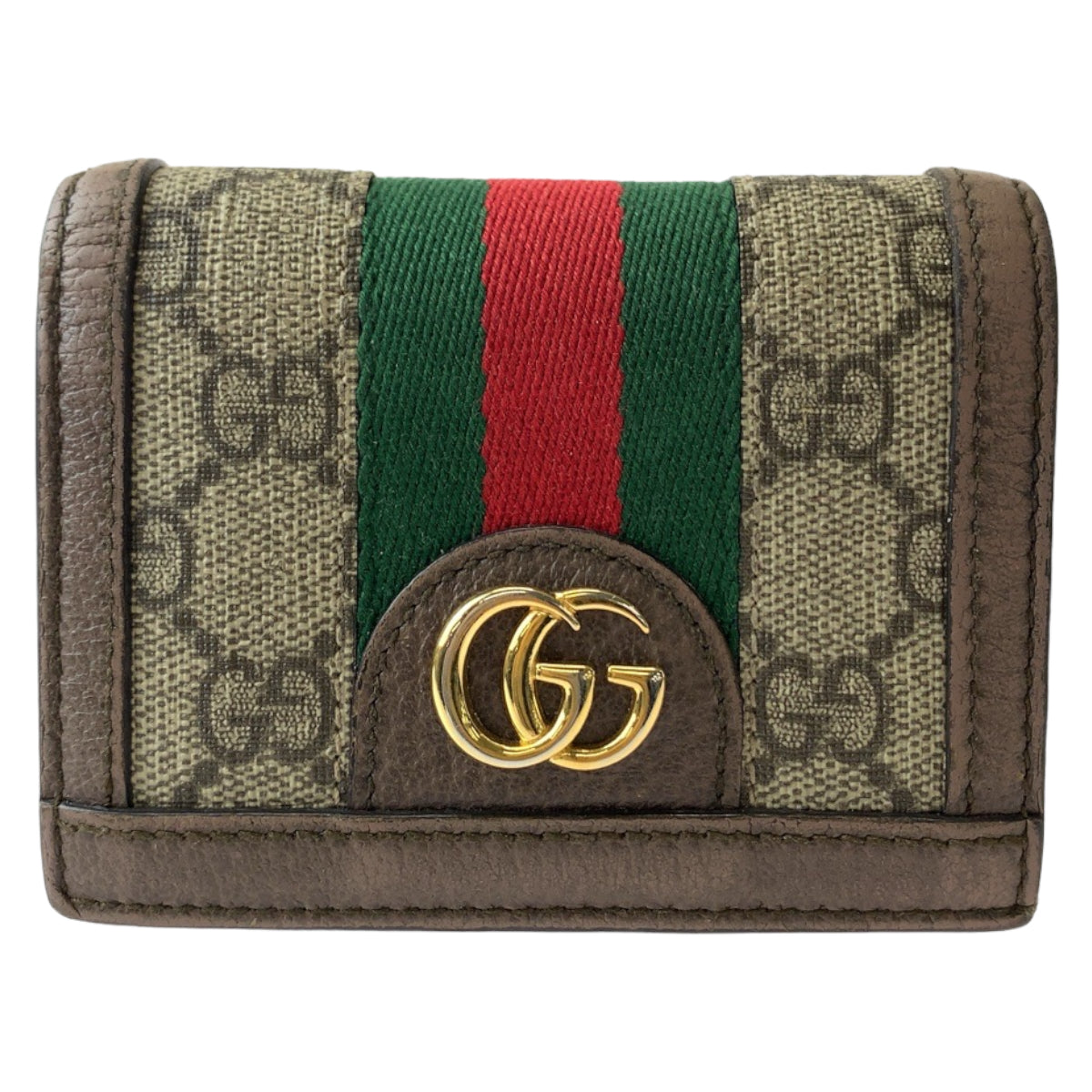 111797
GUCCI グッチ オフィディア マーモント シェリーライン ブラウン ゴールド金具 GGスプリームキャンバス 523155 折財布 コンパクトウォレット  メンズ