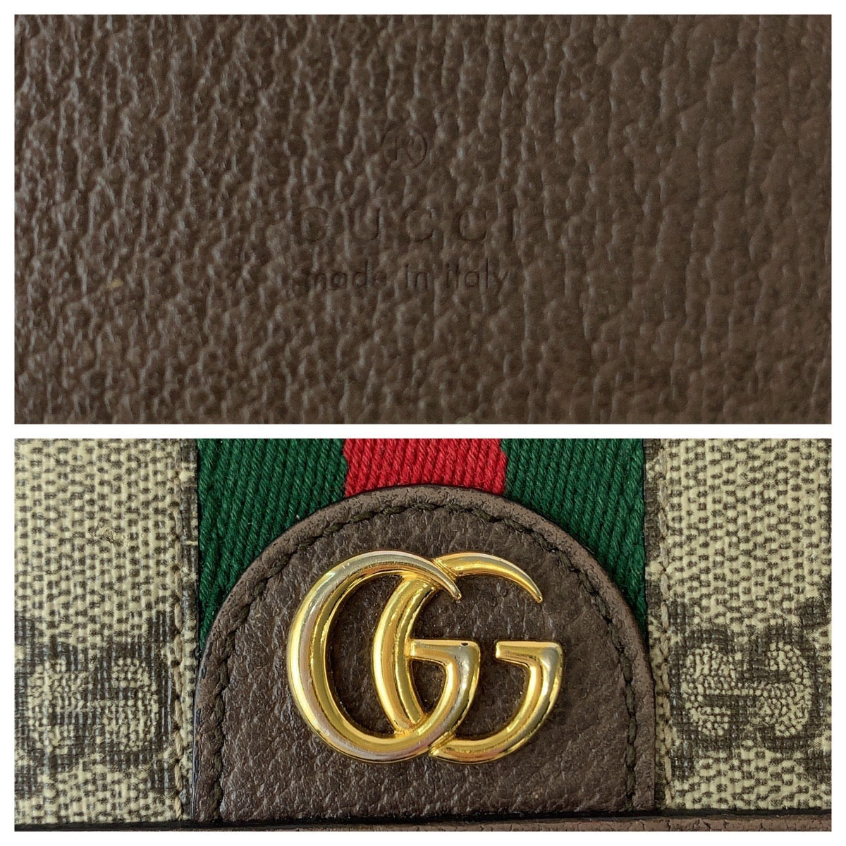 111797
GUCCI グッチ オフィディア マーモント シェリーライン ブラウン ゴールド金具 GGスプリームキャンバス 523155 折財布 コンパクトウォレット  メンズ