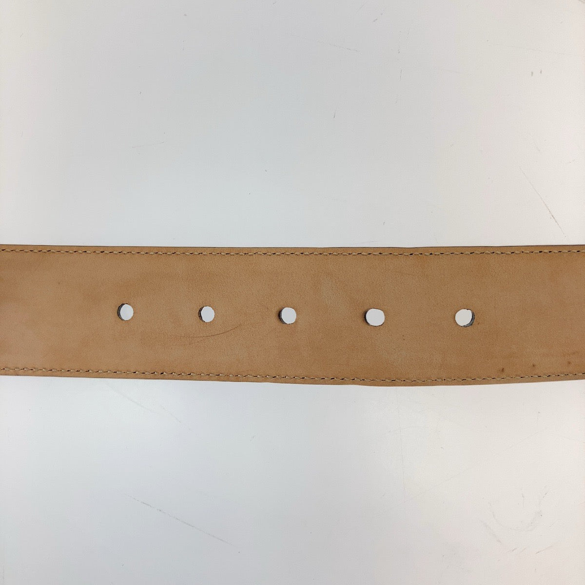 11805
GUCCI グッチ マイクログッチシマ GG 90cm/36インチ ブルー ゴールド金具 レザー 281548 ベルト  メンズ