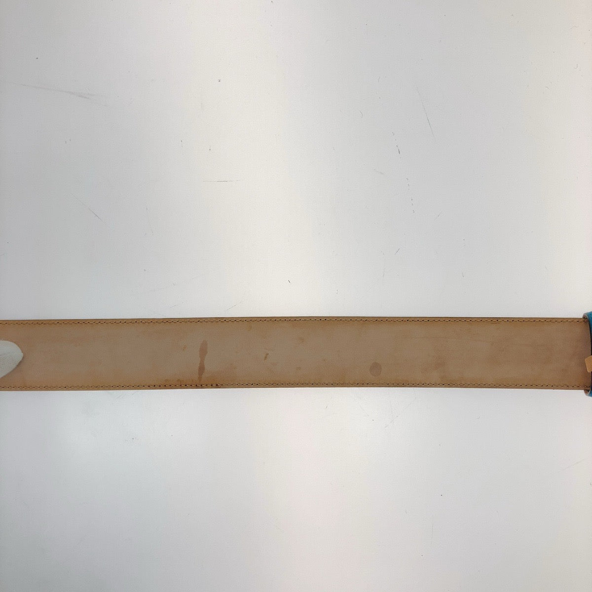 11805
GUCCI グッチ マイクログッチシマ GG 90cm/36インチ ブルー ゴールド金具 レザー 281548 ベルト  メンズ