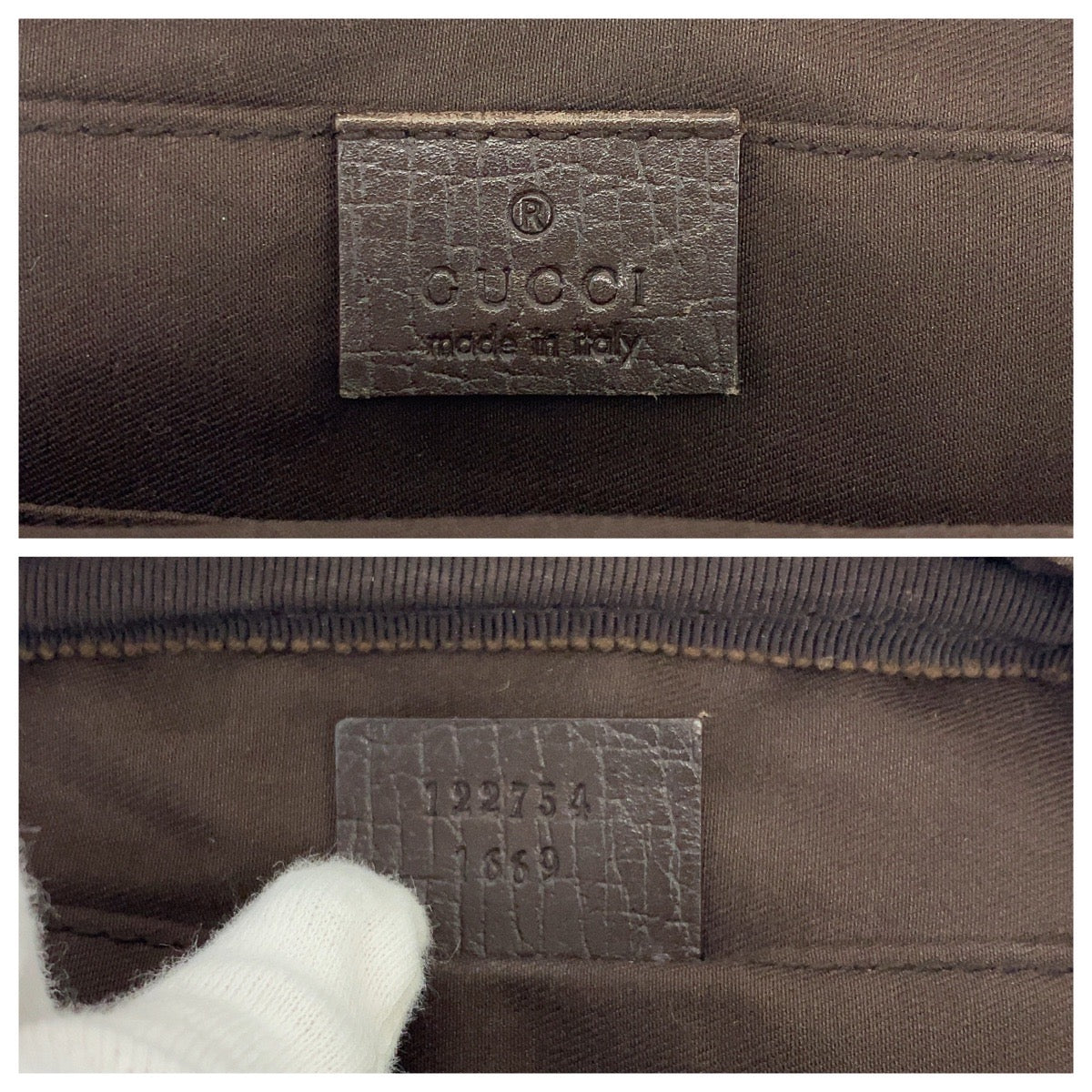 12280
GUCCI グッチ ベージュ ブラウン シルバー金具 GGスプリームキャンバス 122754 斜め掛け ショルダーバッグ ポシェット  メンズ