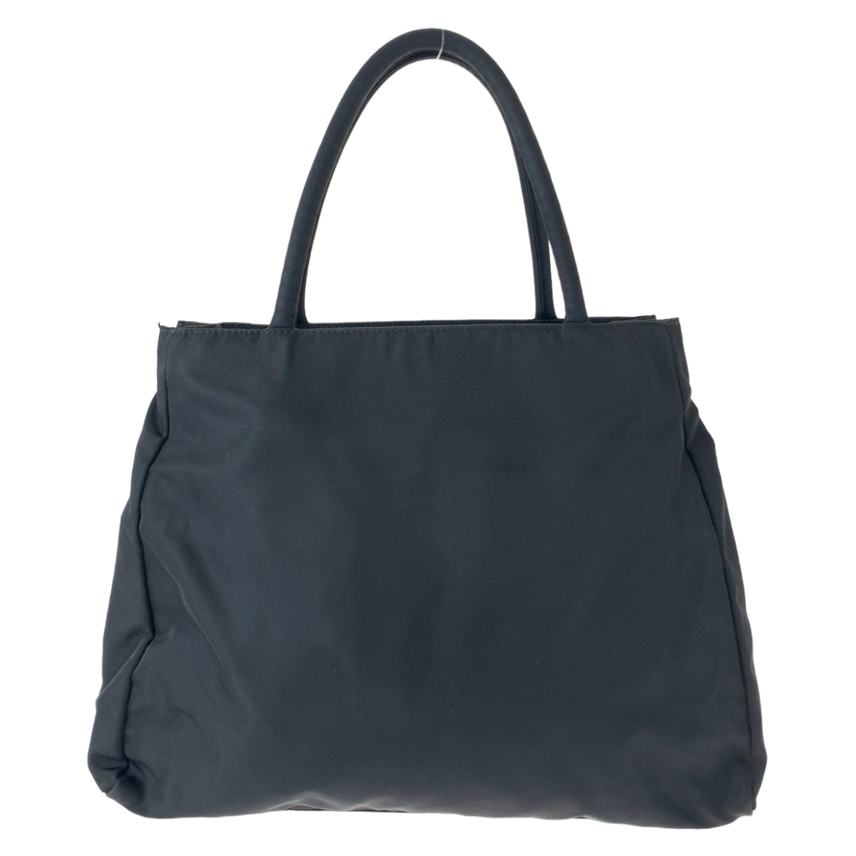 111815
PRADA プラダ テスート 三角ロゴプレート ブラック 黒 シルバー金具 ナイロン トートバッグ ハンドバッグ  レディース