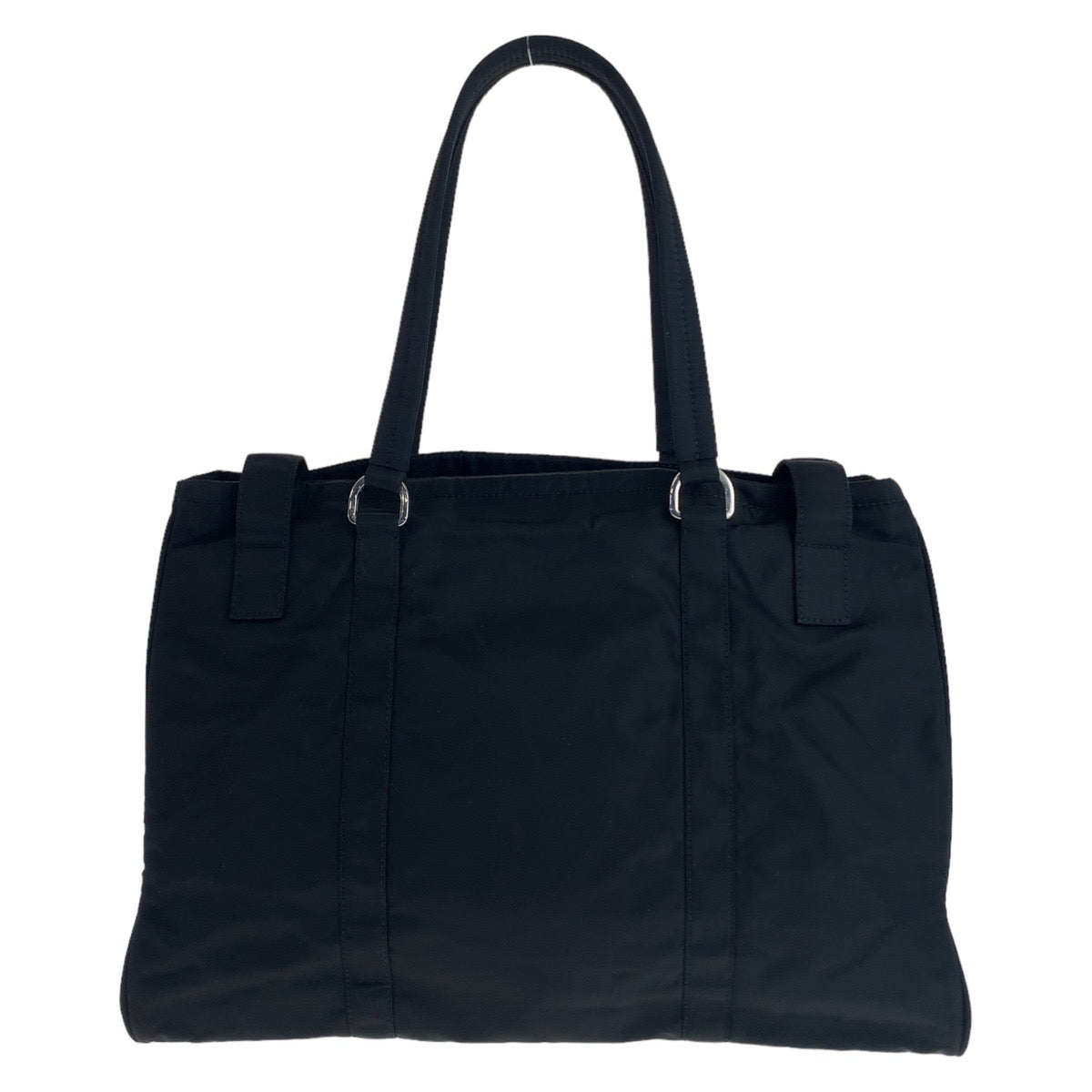 11816
PRADA プラダ テスート 三角ロゴプレート ブラック 黒 シルバー金具 ナイロン トートバッグ ショルダーバッグ ビジネスバッグ  メンズ