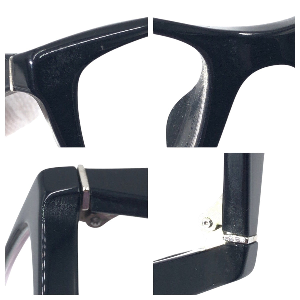 PRADA Prada Triangle Logo Black Plastic VPR20R 5316 1AB 1O1 140 Glasses Eyeglass Frames Women's