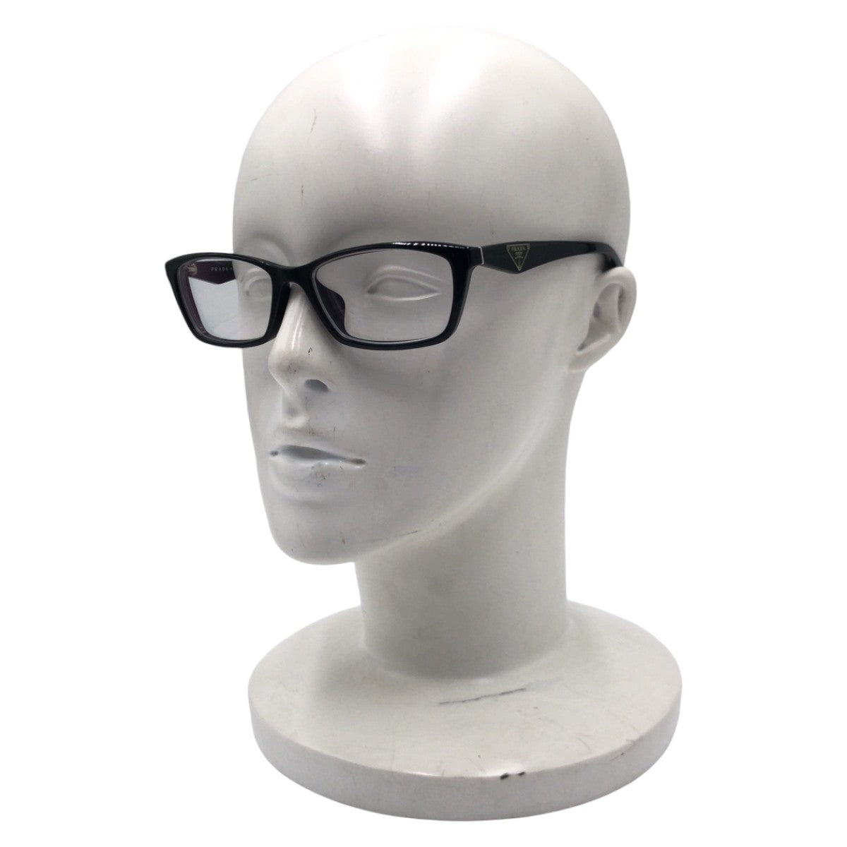 PRADA Prada Triangle Logo Black Plastic VPR20R 5316 1AB 1O1 140 Glasses Eyeglass Frames Women's