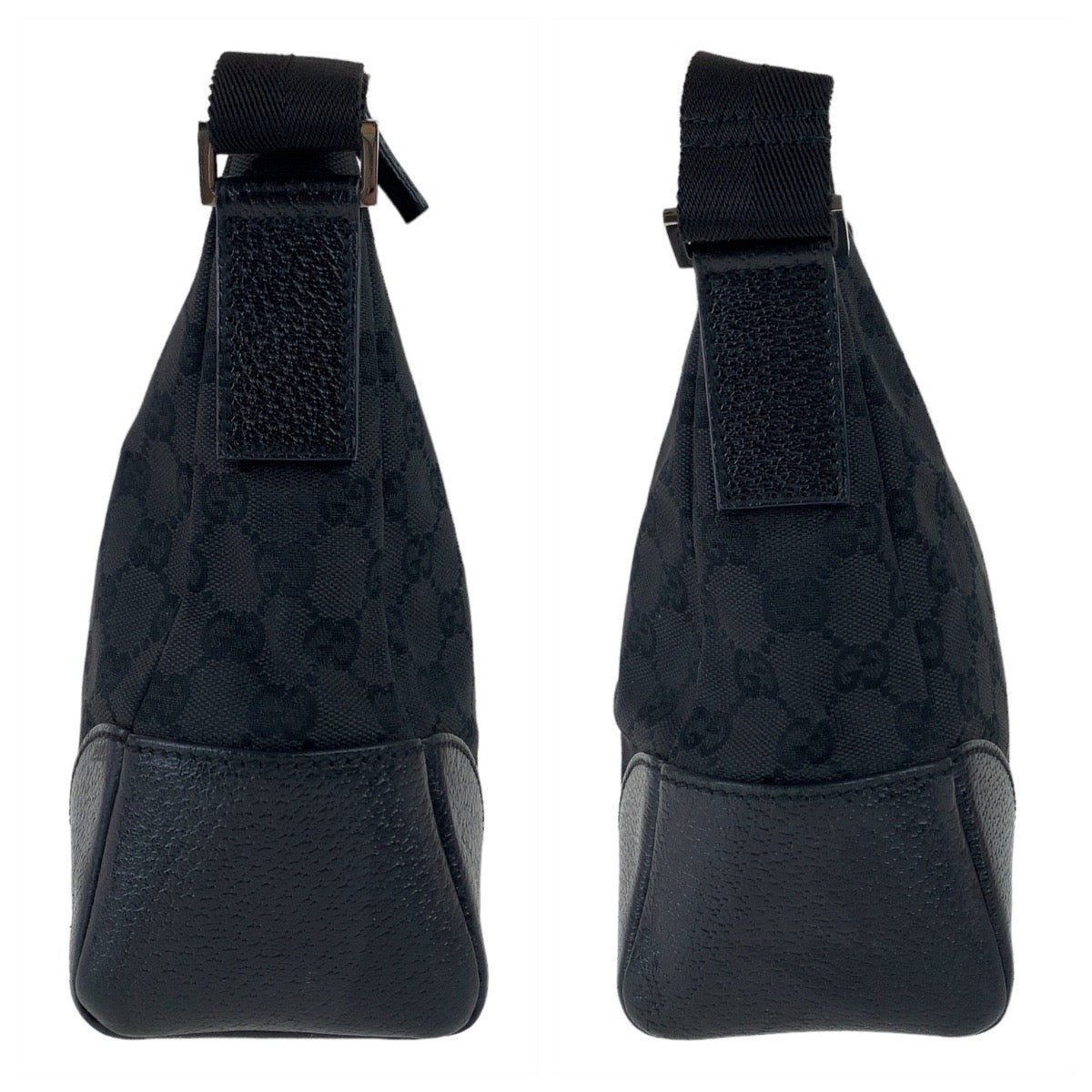 12272
GUCCI グッチ GG柄 ブラック シルバー金具 GGキャンバス / レザー 114273 斜めがけ ショルダーバッグ メッセンジャーバッグ 男女兼用  メンズ
