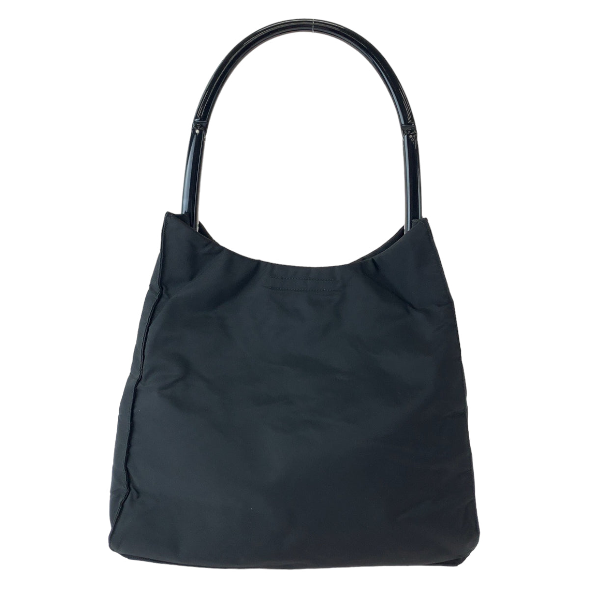 11824
PRADA プラダ テスート 三角ロゴプレート ブラック 黒 ナイロン ワンショルダーバッグ ハンドバッグ  レディース