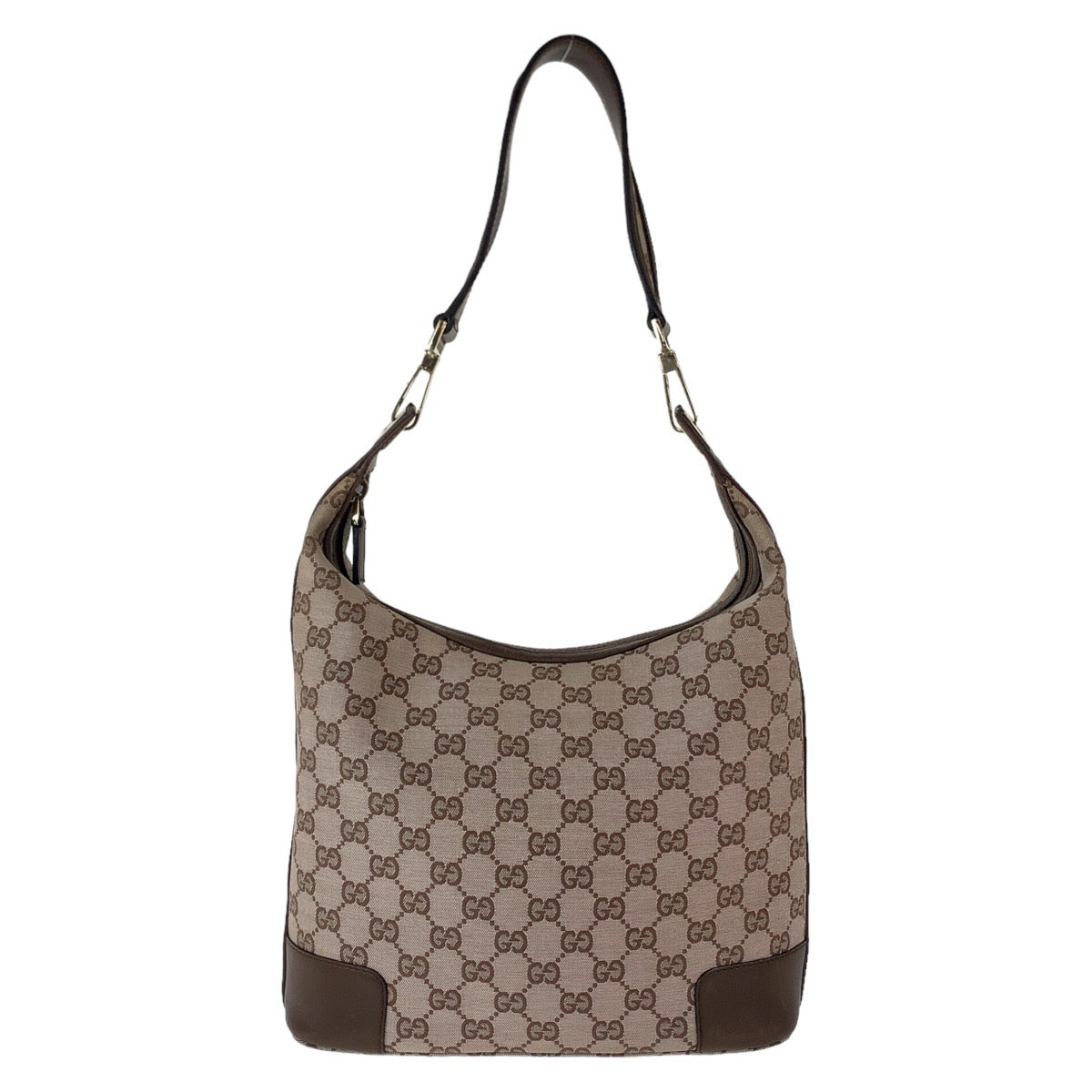 GUCCI グッチ GG柄 ブラウン ゴールド金具 GGキャンバス / レザー 001.4204 ショルダーバッグ  レディース