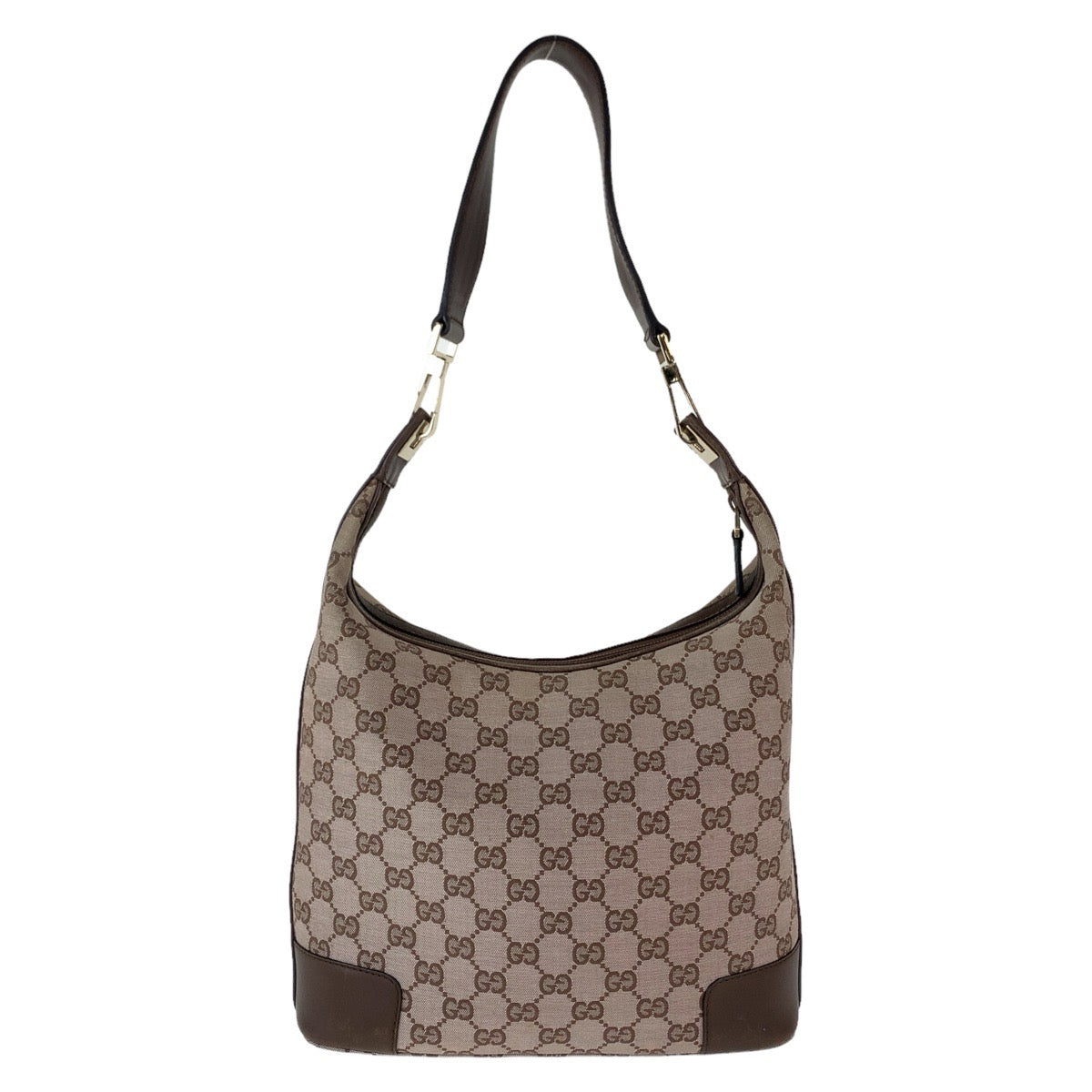 GUCCI グッチ GG柄 ブラウン ゴールド金具 GGキャンバス / レザー 001.4204 ショルダーバッグ  レディース