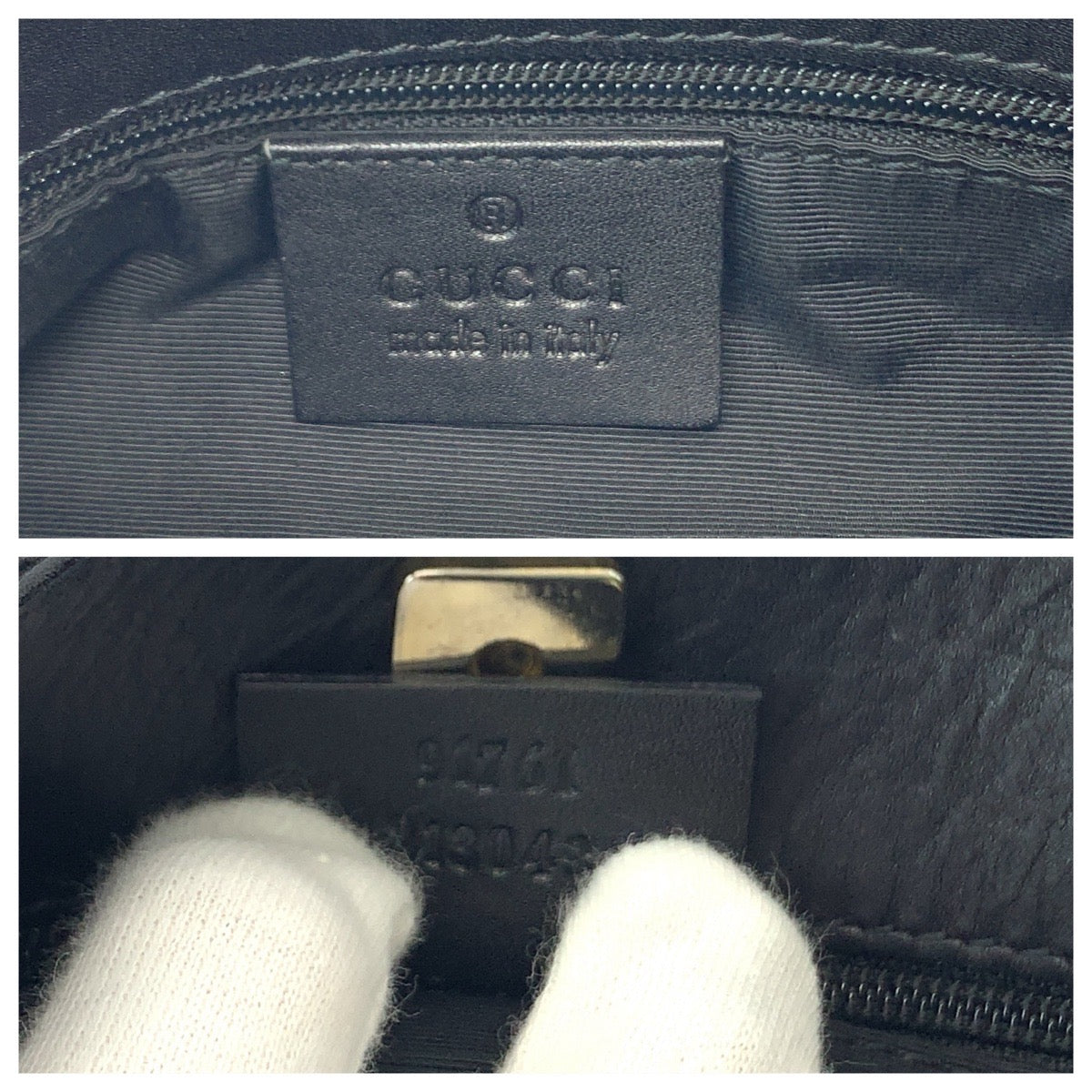 12270
GUCCI グッチ ブラック 黒 ゴールド金具 GGキャンバス 91761 ショルダーバッグ  レディース