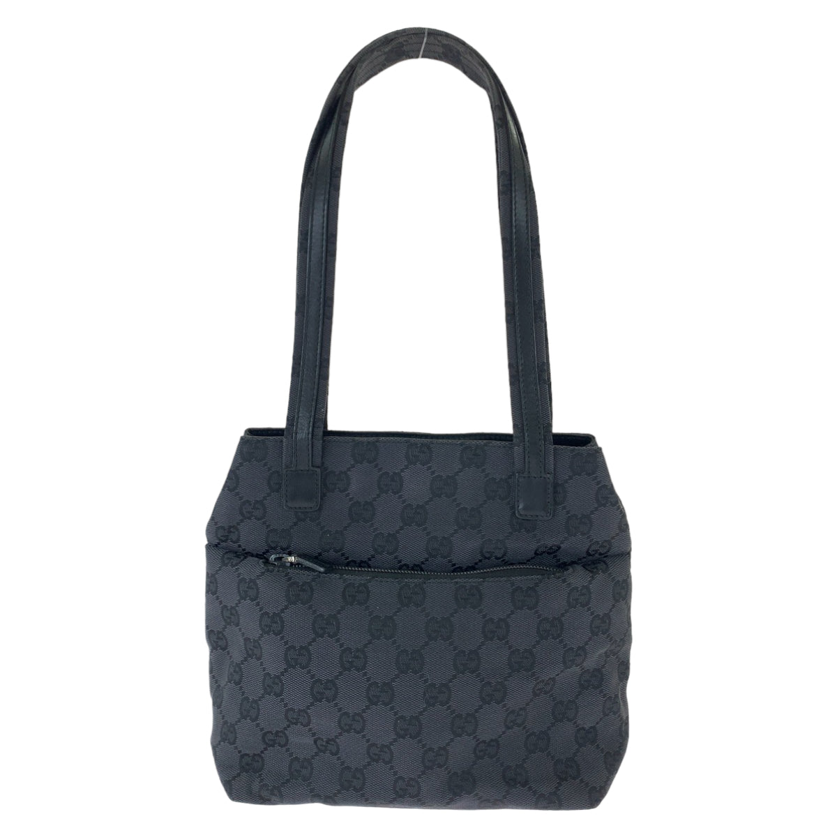 11826
GUCCI グッチ ブラック シルバー金具 GGキャンバス 002 1075 ショルダーバッグ トートバッグ  レディース