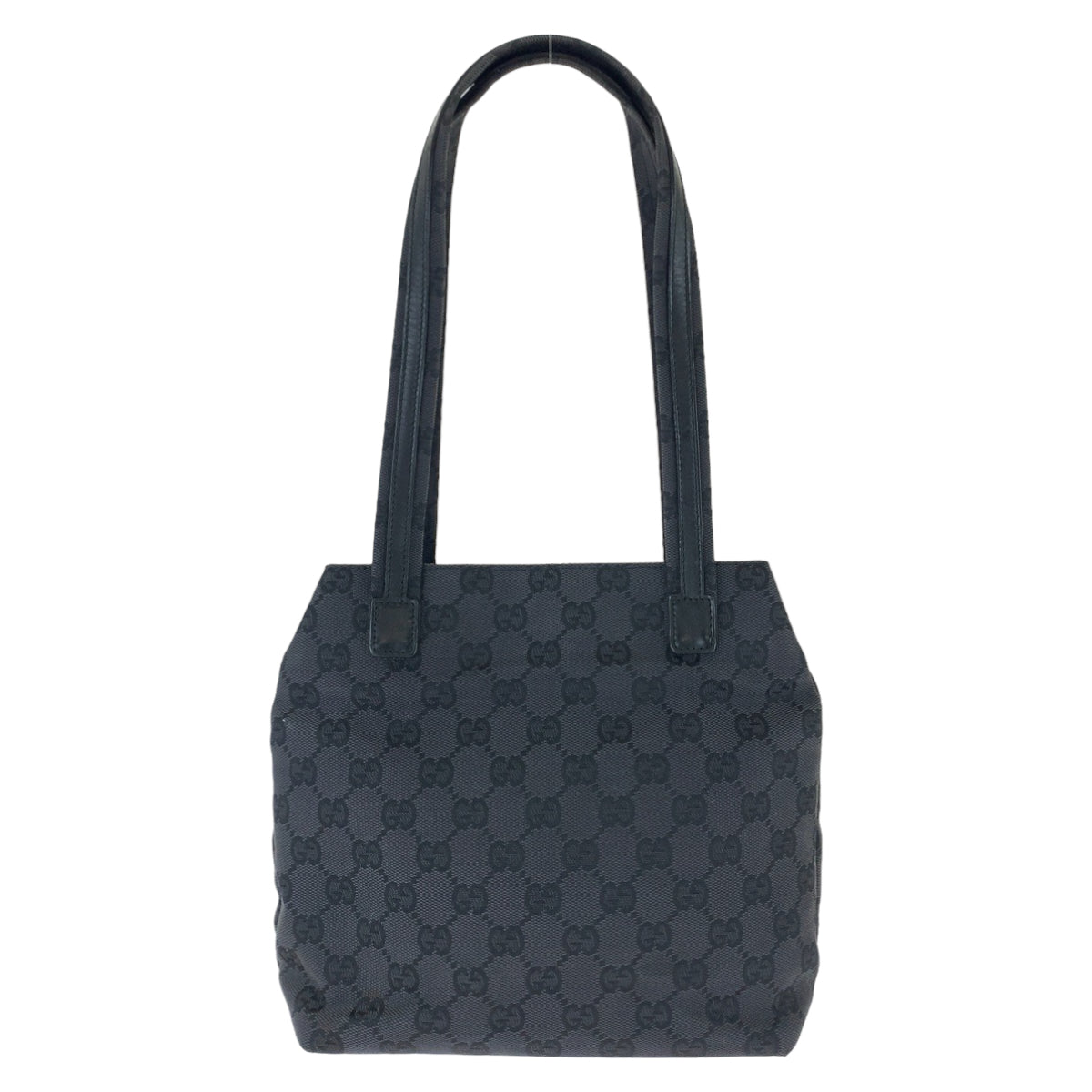 11826
GUCCI グッチ ブラック シルバー金具 GGキャンバス 002 1075 ショルダーバッグ トートバッグ  レディース