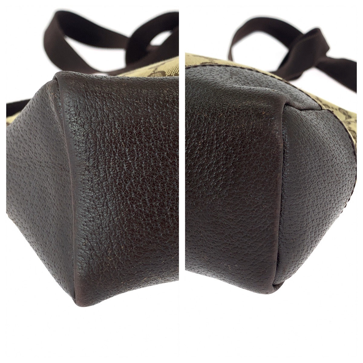 12267
GUCCI グッチ ブラウン ベージュ シルバー金具 GGキャンバス 114273 斜め掛け ショルダーバッグ メッセンジャーバッグ  レディース