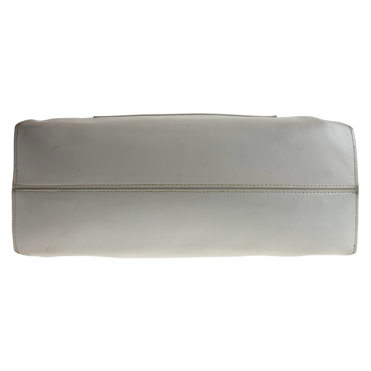 11834
LOEWE ロエベ アナグラム ショッパートート ホワイト シルバー金具 レザー トートバッグ ショルダーバッグ  レディース
