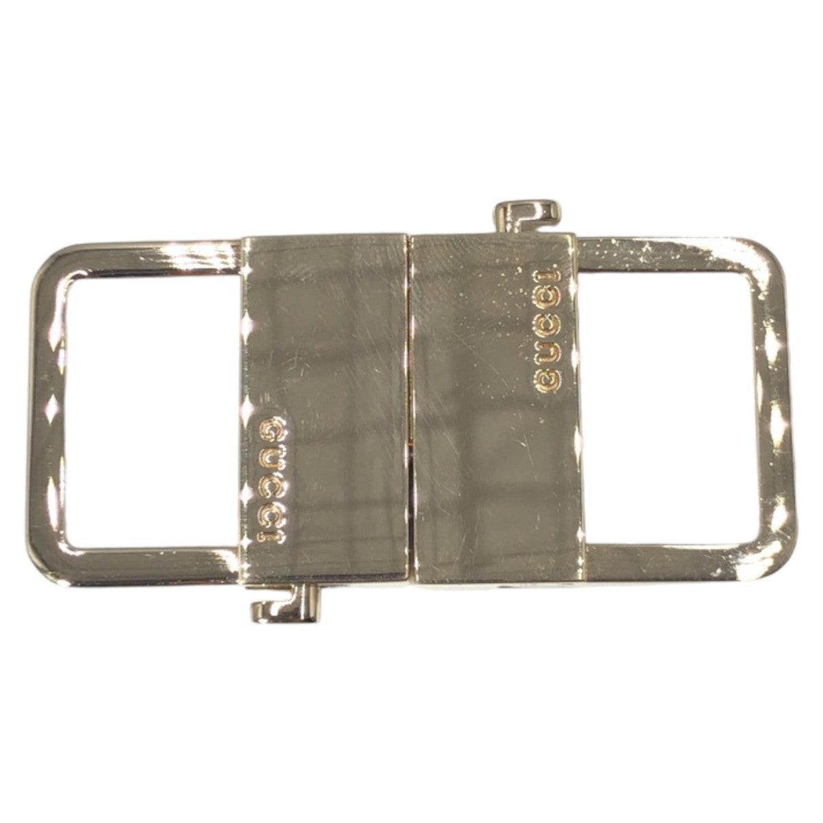 12899
 GUCCI Gucci Gold Metal Key Holder Key Ring Detachable Women's